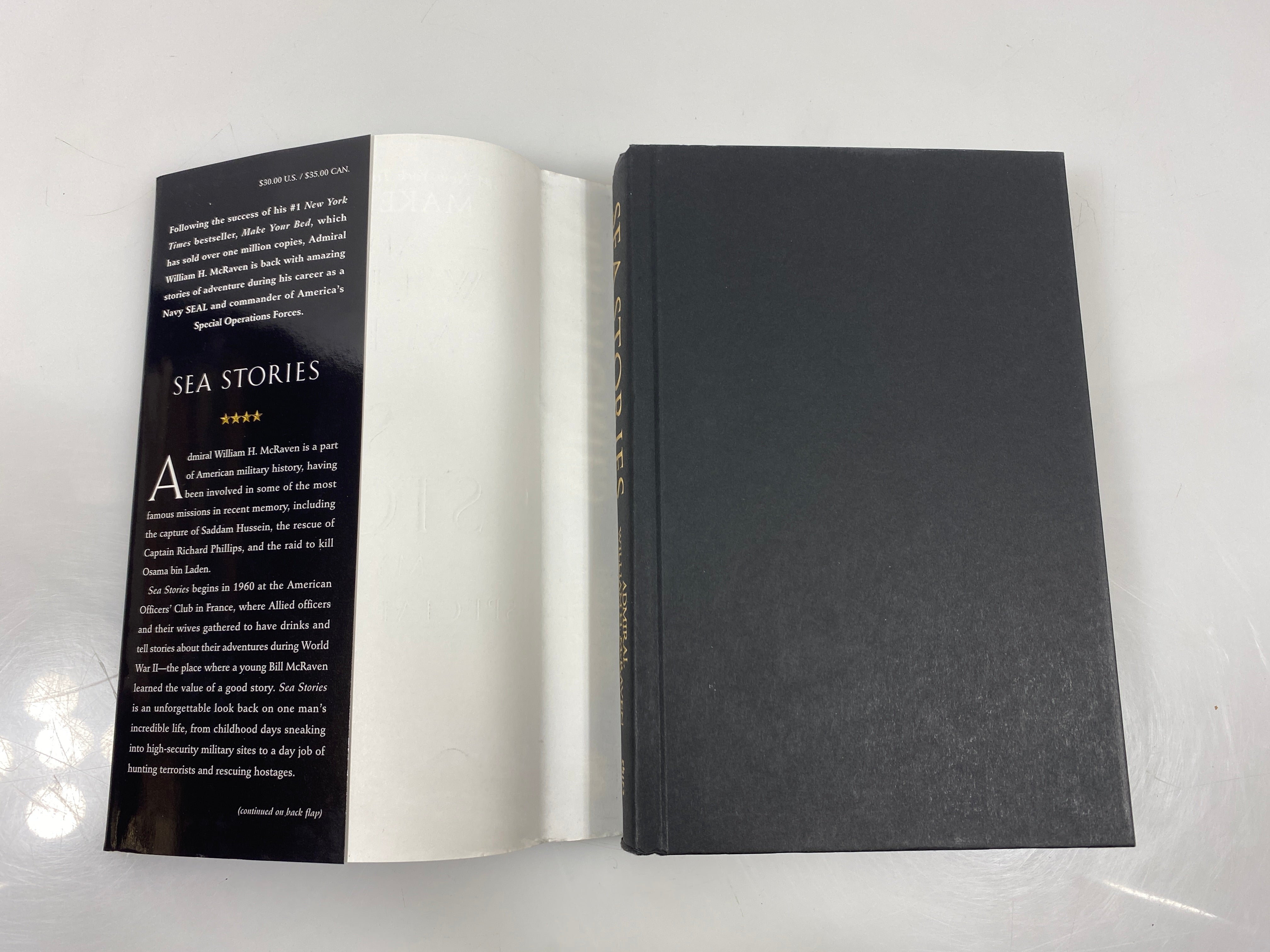 Signed Sea Stories by William H. McRaven 2019 HCDJ