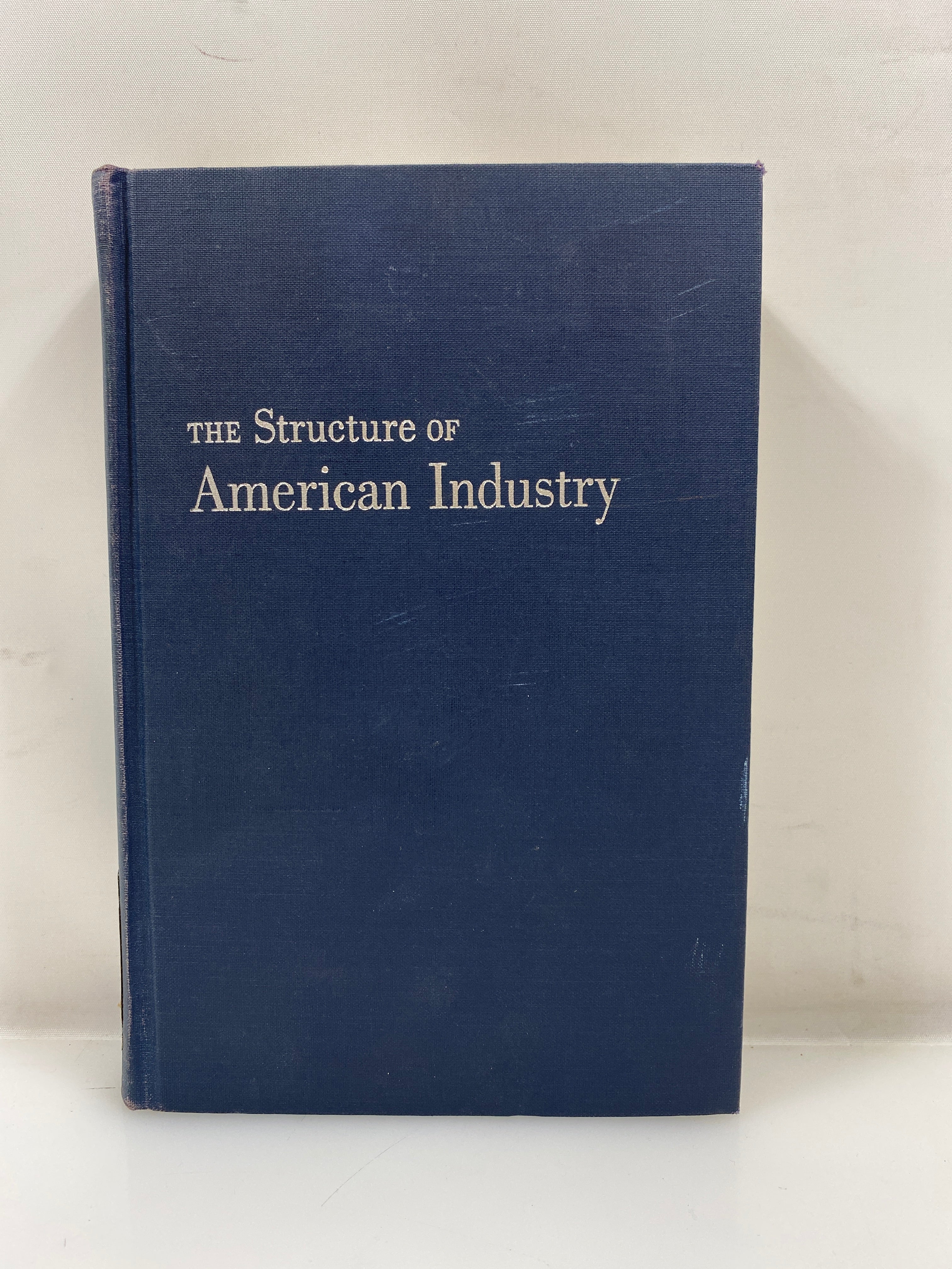 Signed The Structure of American Industry by Walter Adams Ex-library 1950 HC