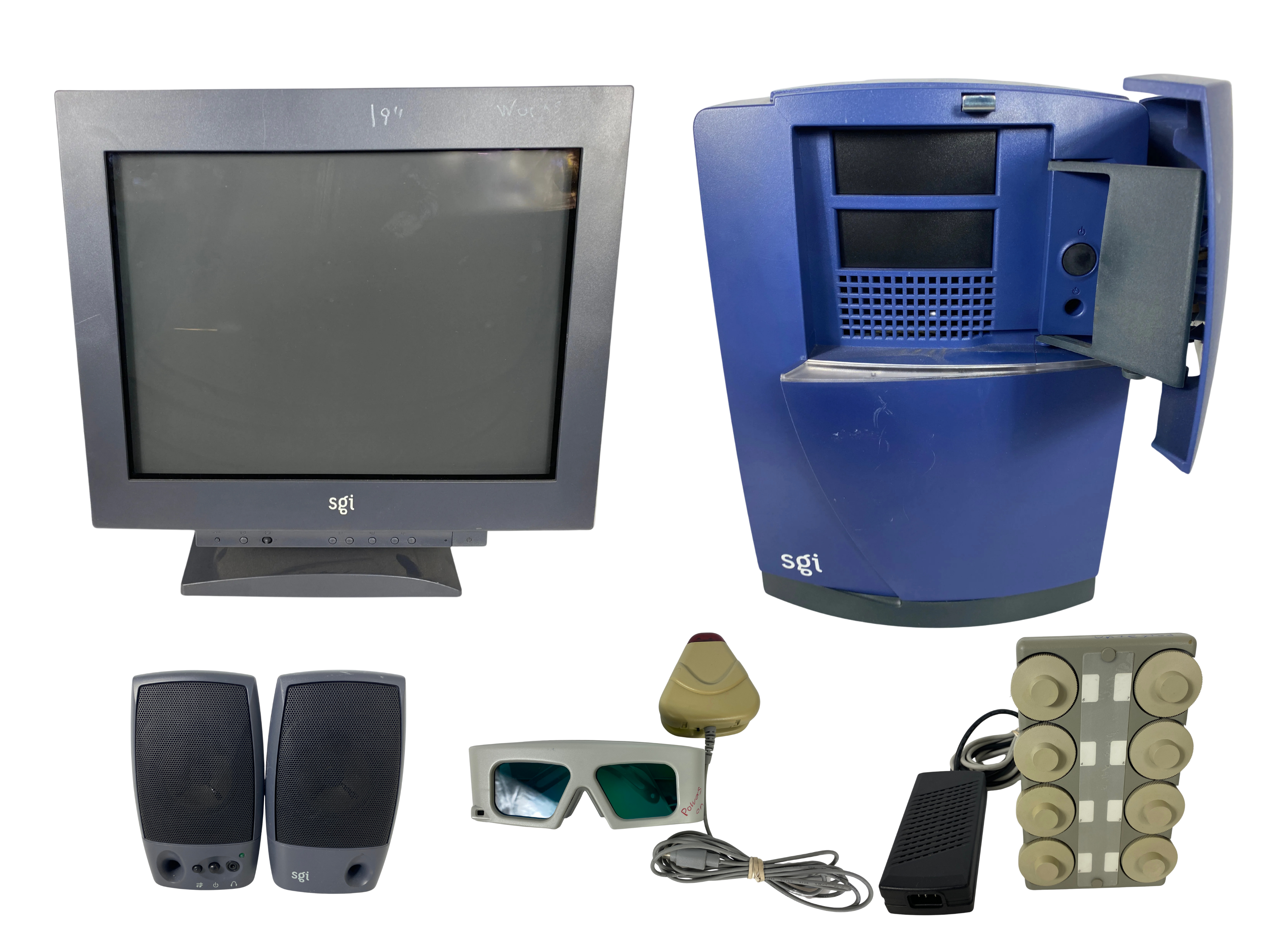 Silicon Graphics Octane2 Desktop with Color Graphic Monitor and Peripherals