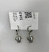 Silver Blue and Purple Crystal Turtle Earrings