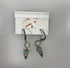 Silver Dangle Beaded Earrings