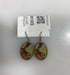 Silver Enamel Mosaic Earrings