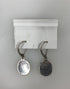 Silver Green Little Lotus Earrings