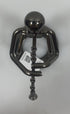 Silver Nuts and Bolts Clarinetist Metal Figurine