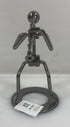 Silver Nuts and Bolts Clarinetist Metal Figurine