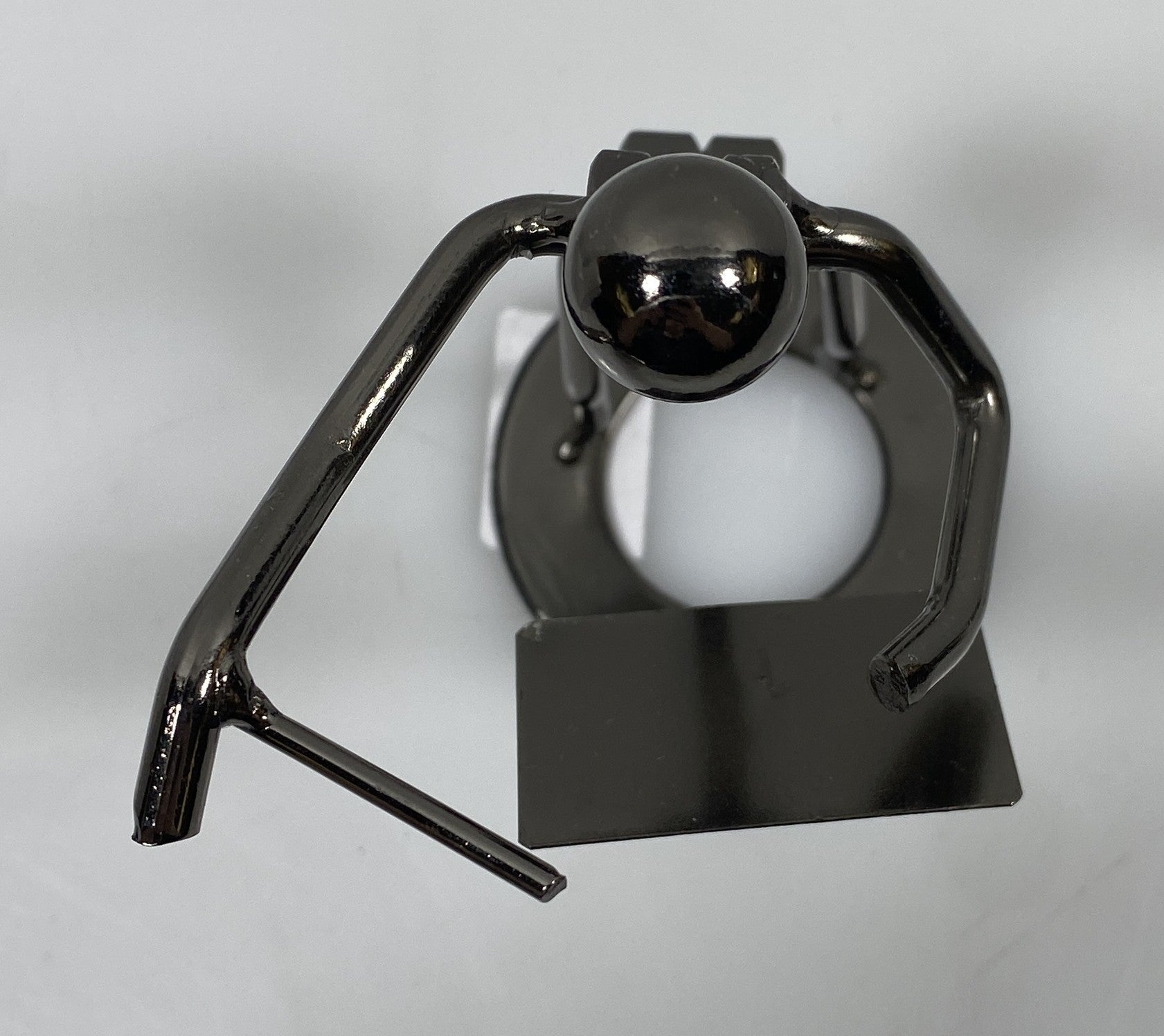 Silver Nuts and Bolts Conductor Metal Figurine