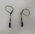 Silver Rainbow Crystal Teardrop Earrings
