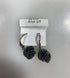 Silver Spring Knot Ball Earrings