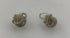 Silver Spring Wire Knot Ball Earrings