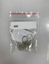 Silver Spring Wire Knot Ball Earrings