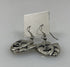 Silver Theater Mask Dangle Earrings
