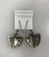Silver Theater Mask Dangle Earrings