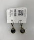 Silver Transparent Crystal Dangle Earrings