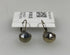 Silver Transparent Crystal Dangle Earrings