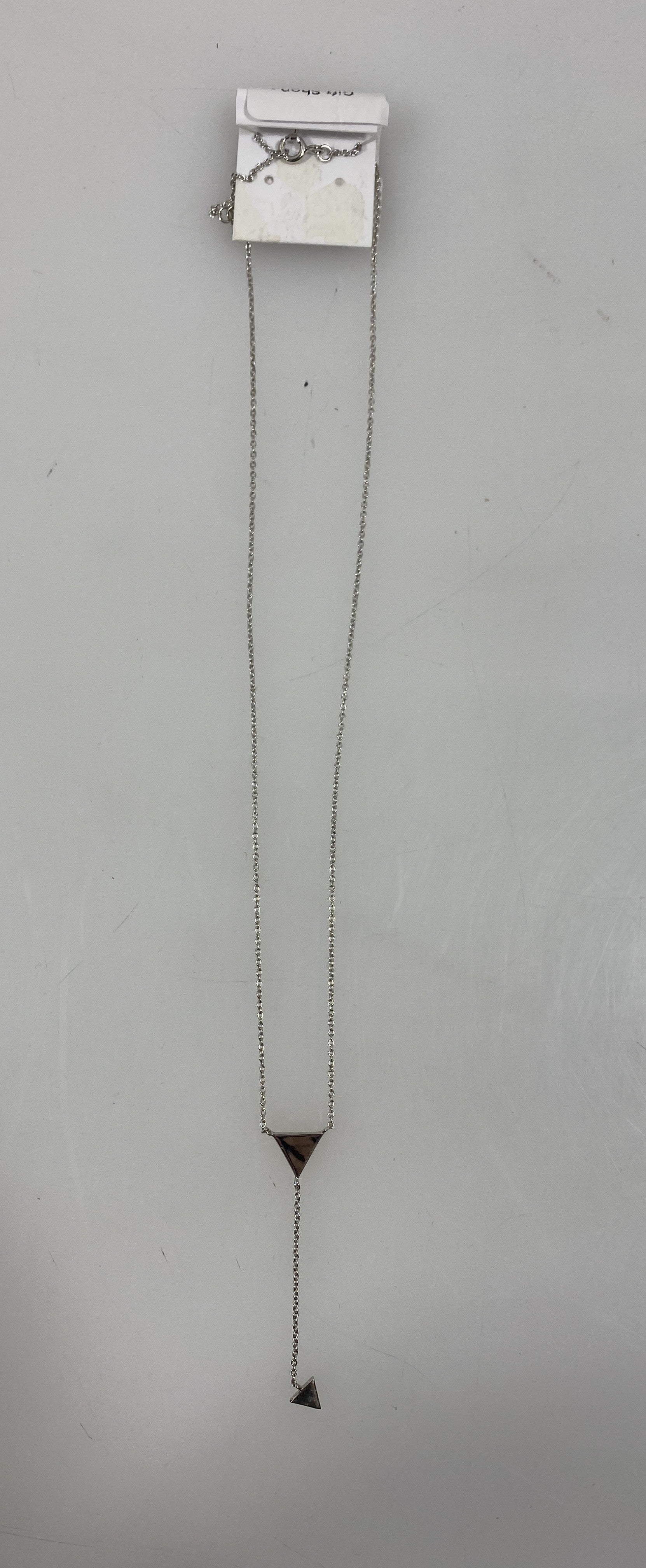 Silver Triangle Necklace