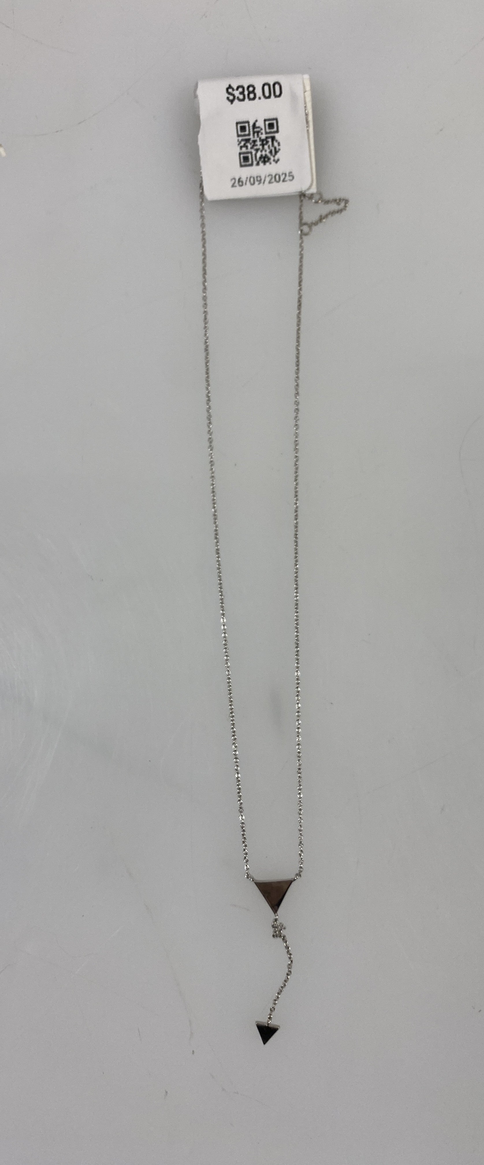 Silver Triangle Necklace