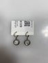 Silver White Bead Earrings