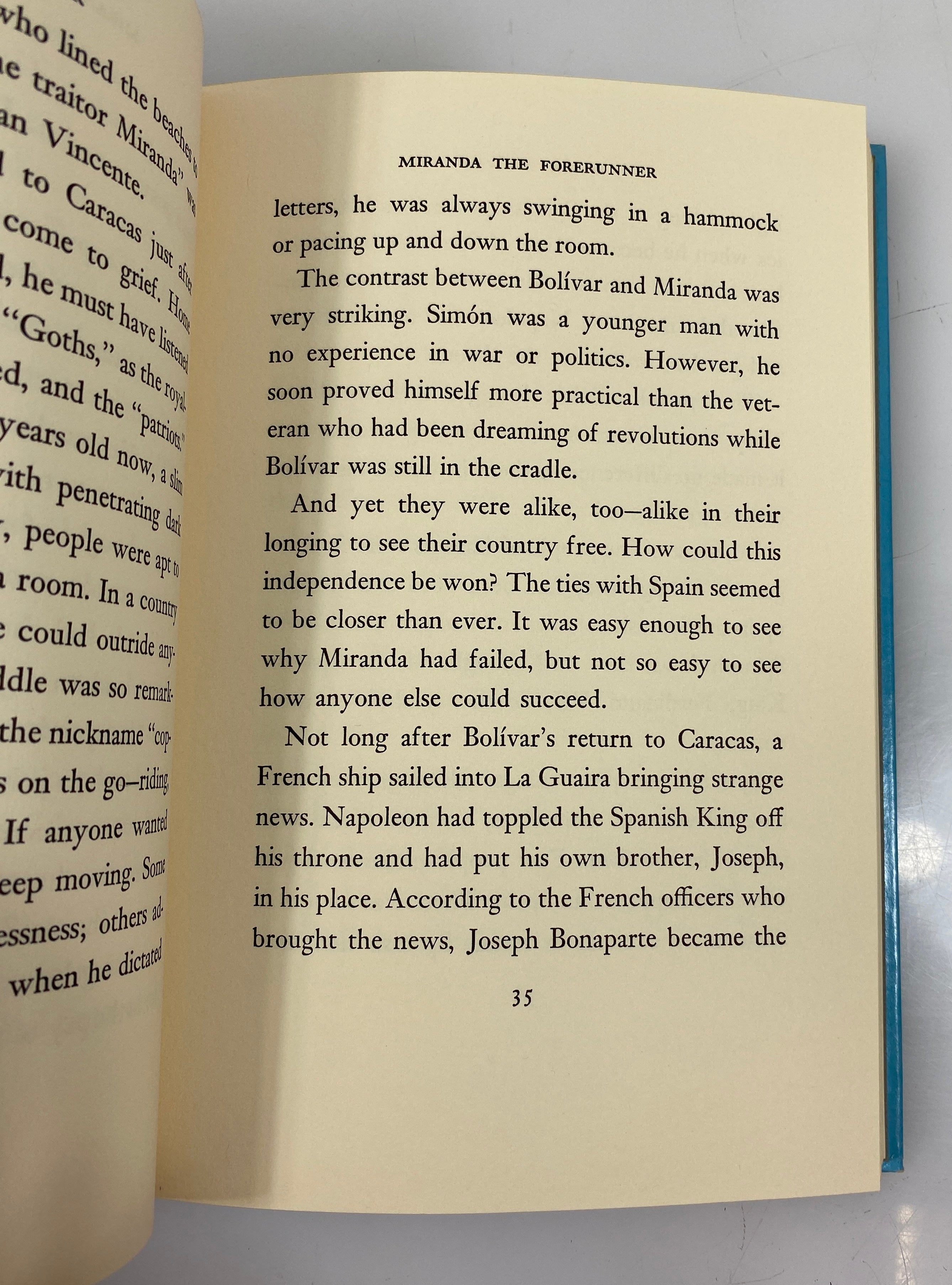 Simon Bolivar: The Great Liberator Arnold Whitridge Random House 1954 HC