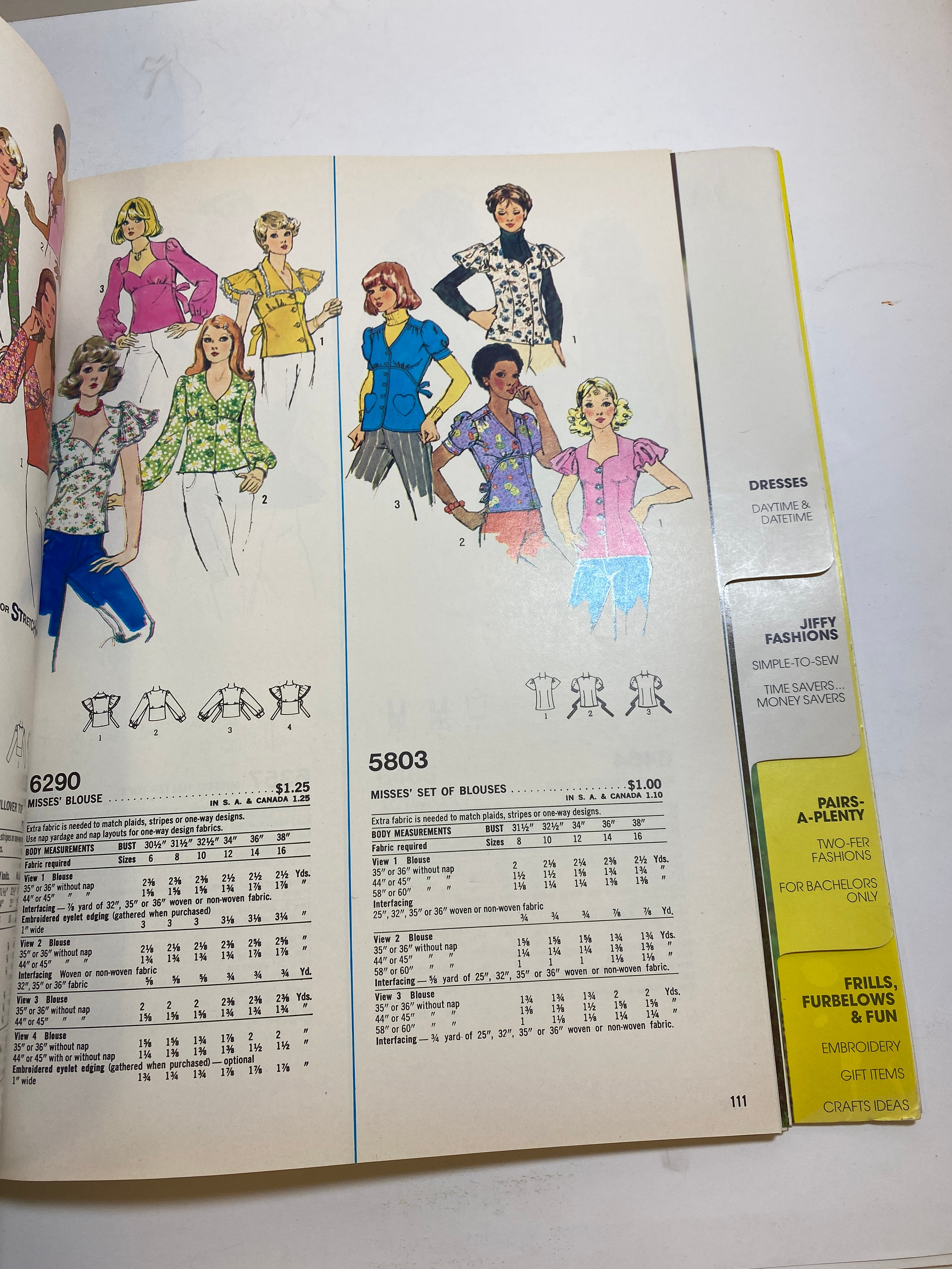 Simplicity 1975 School Counter Catalog Book
