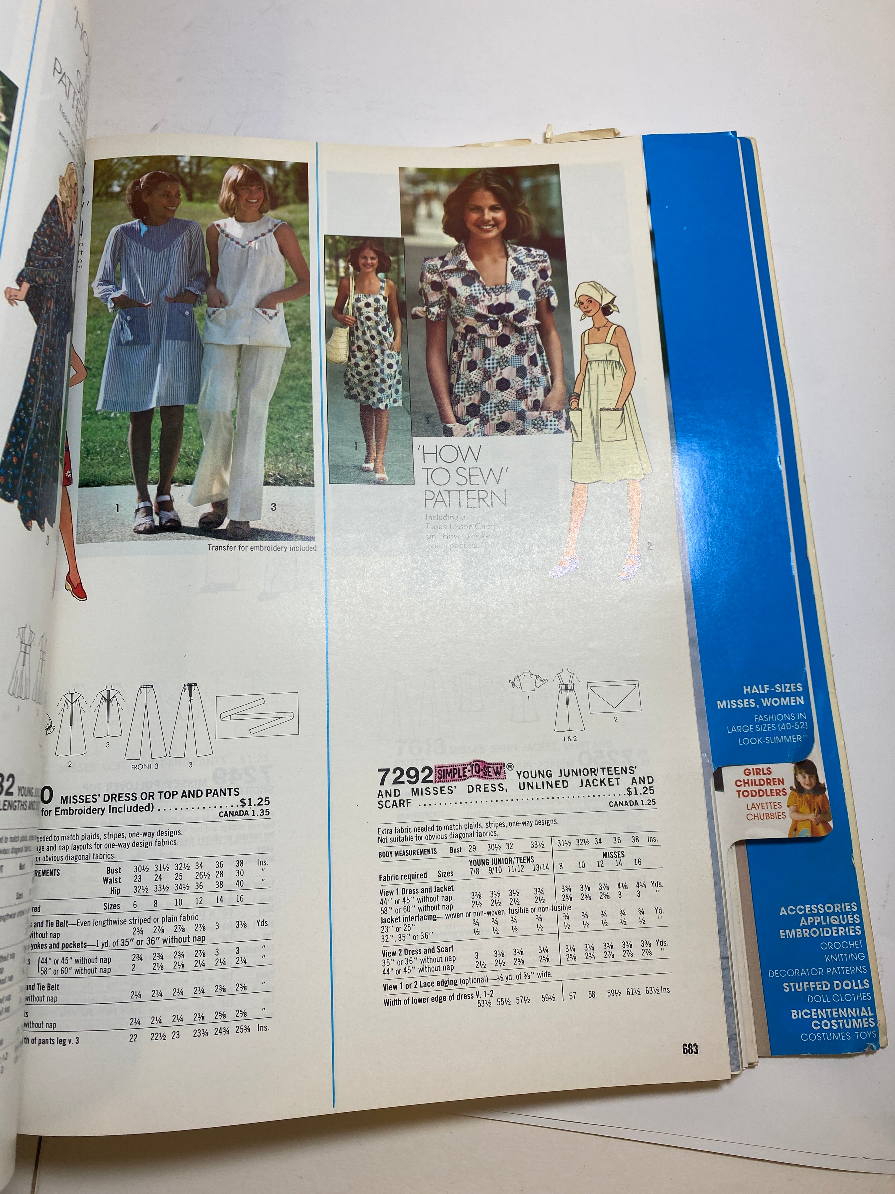 Simplicity March 1977 Counter Catalog Book