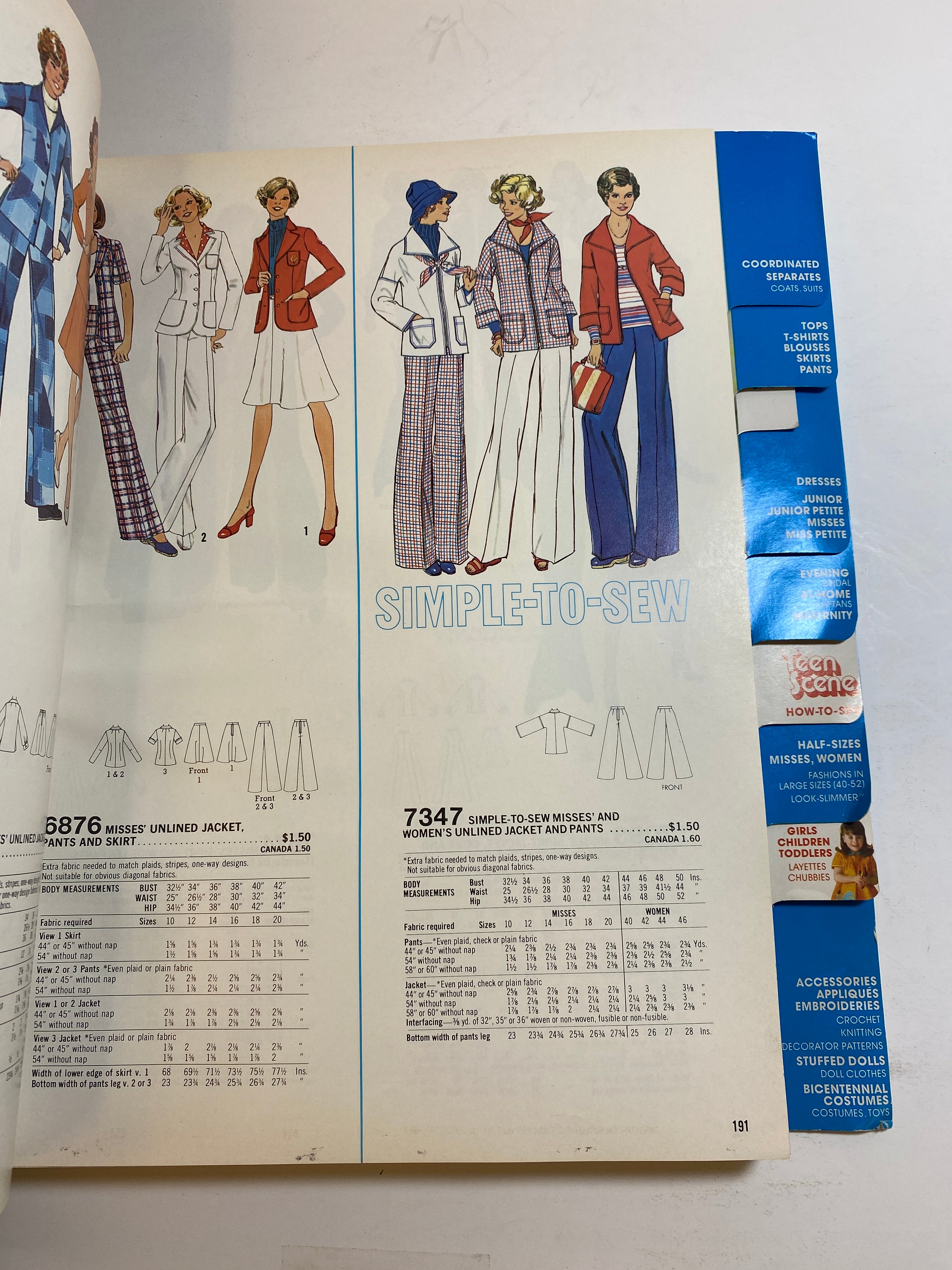 Simplicity March 1977 Counter Catalog Book