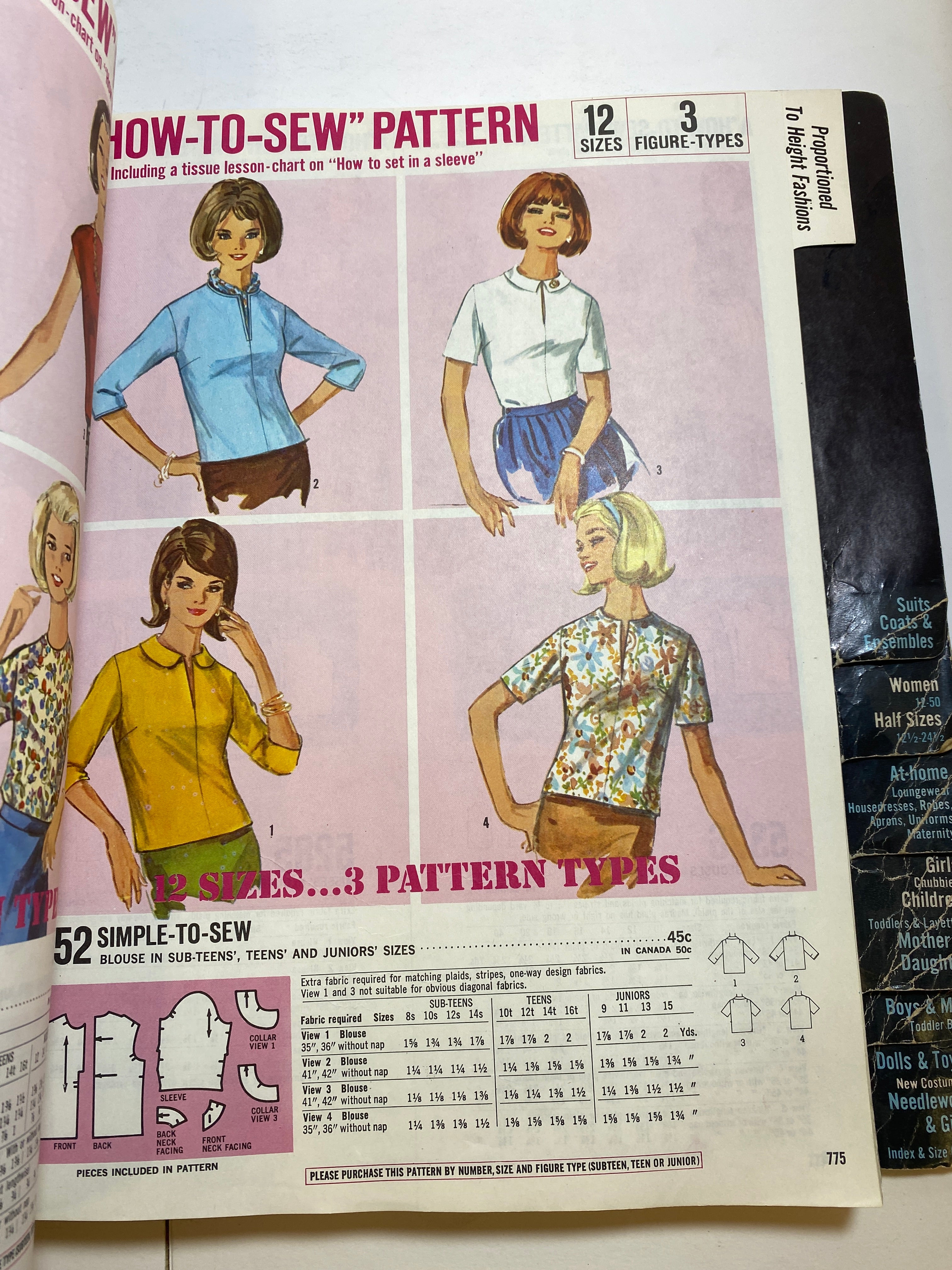 Simplicity November 1965 Holiday Counter Catalog Book