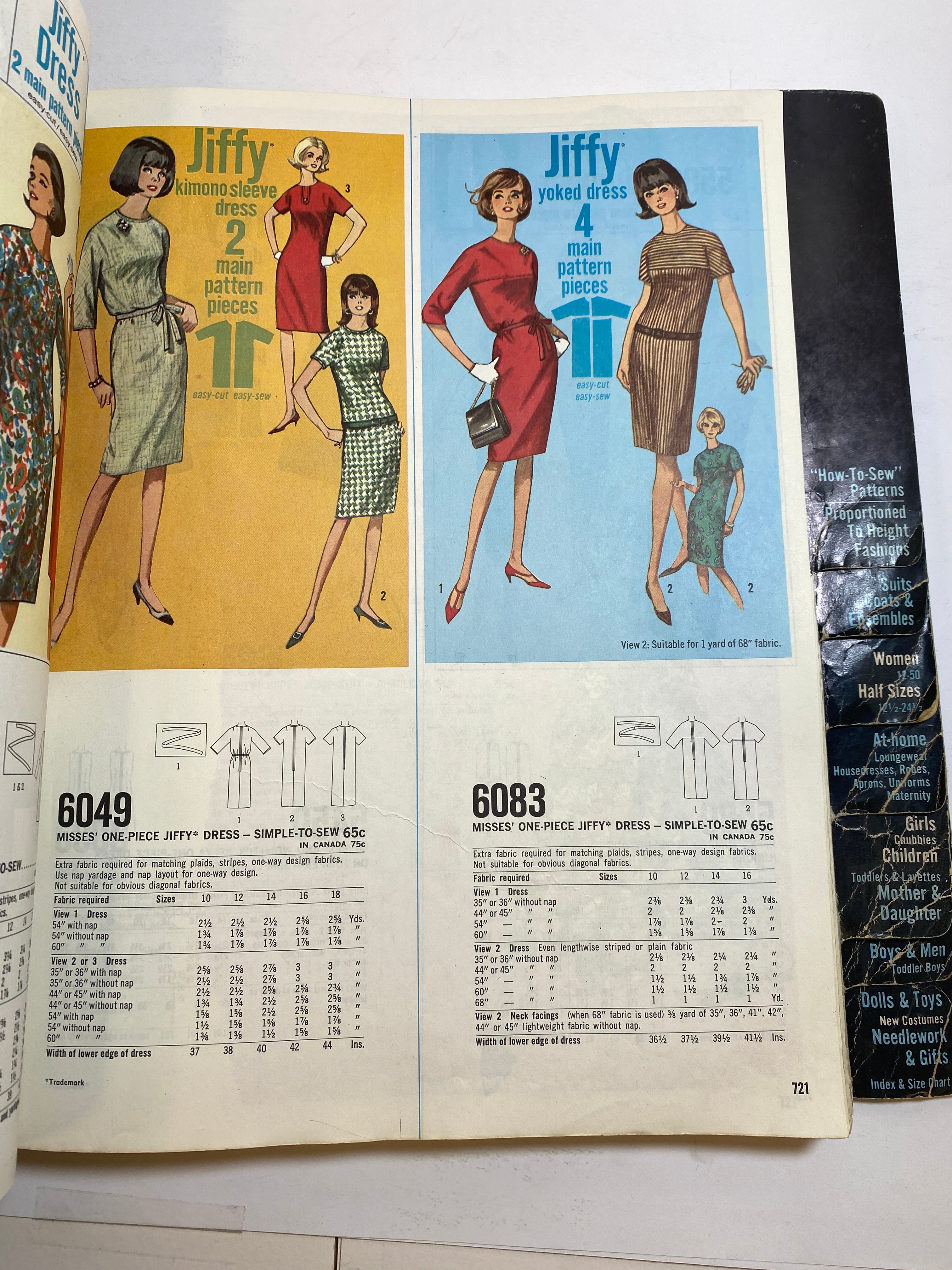 Simplicity November 1965 Holiday Counter Catalog Book