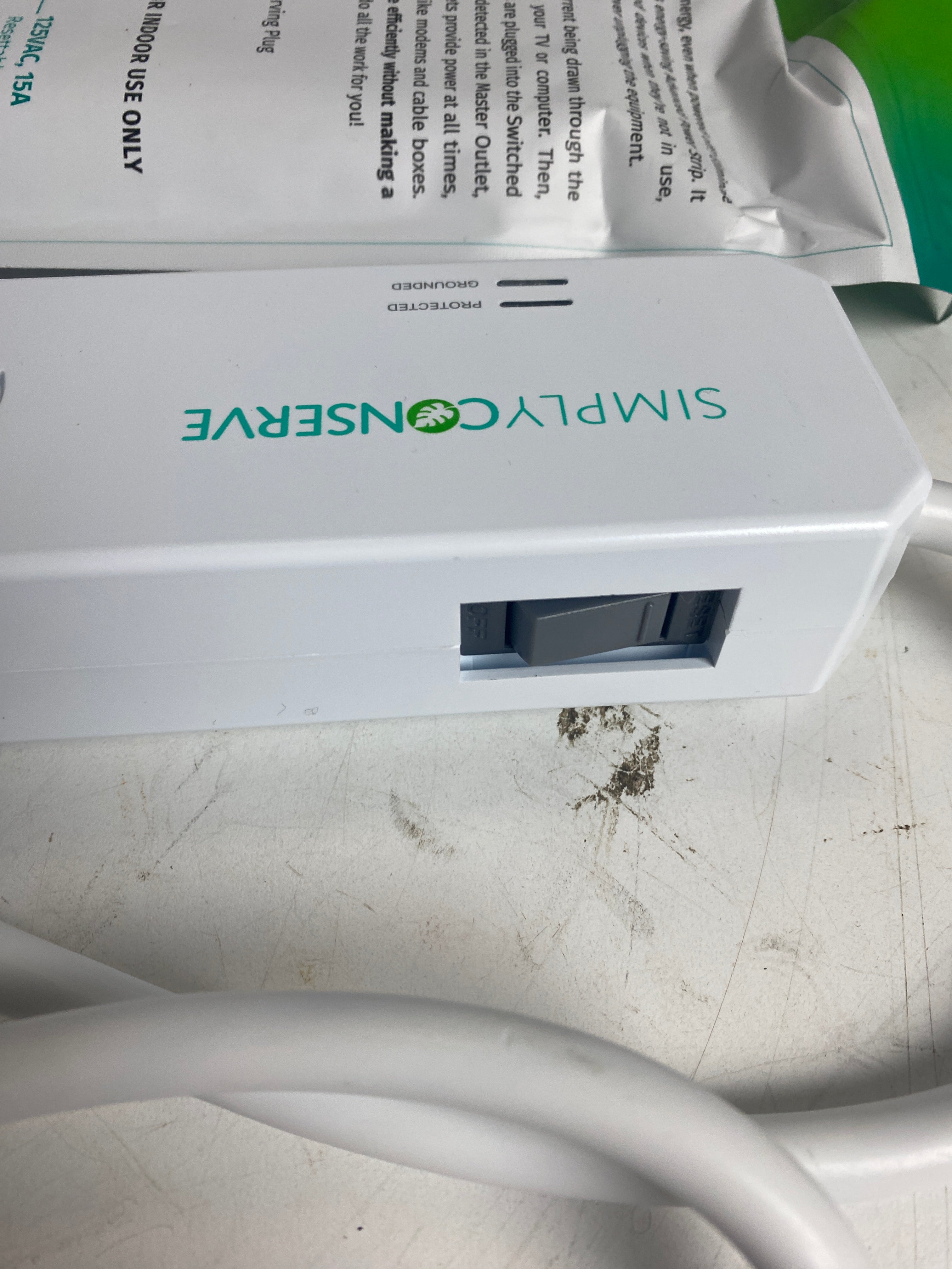 Simply Conserve 7-Outlet Advanced Power Strip *New*