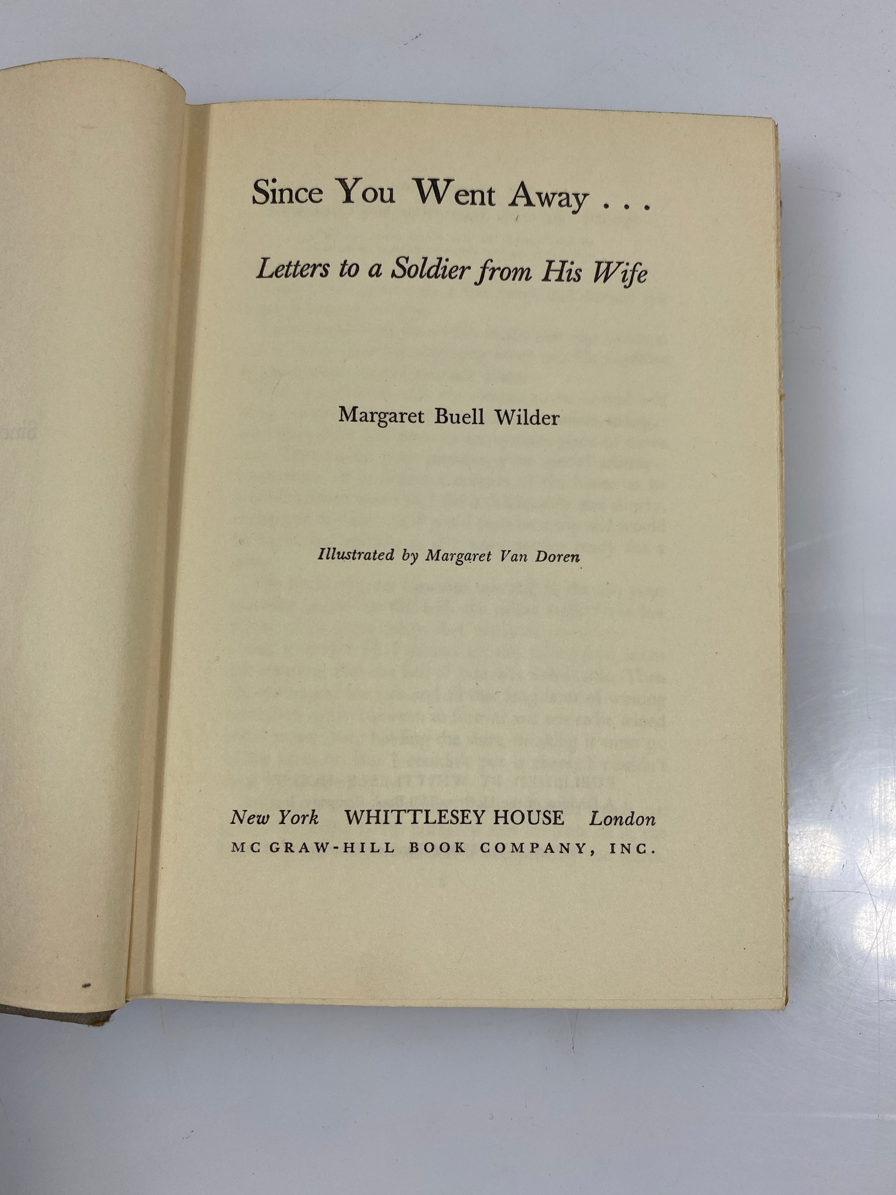 Since You Went Away Margaret Wilder 1943 HCDJ