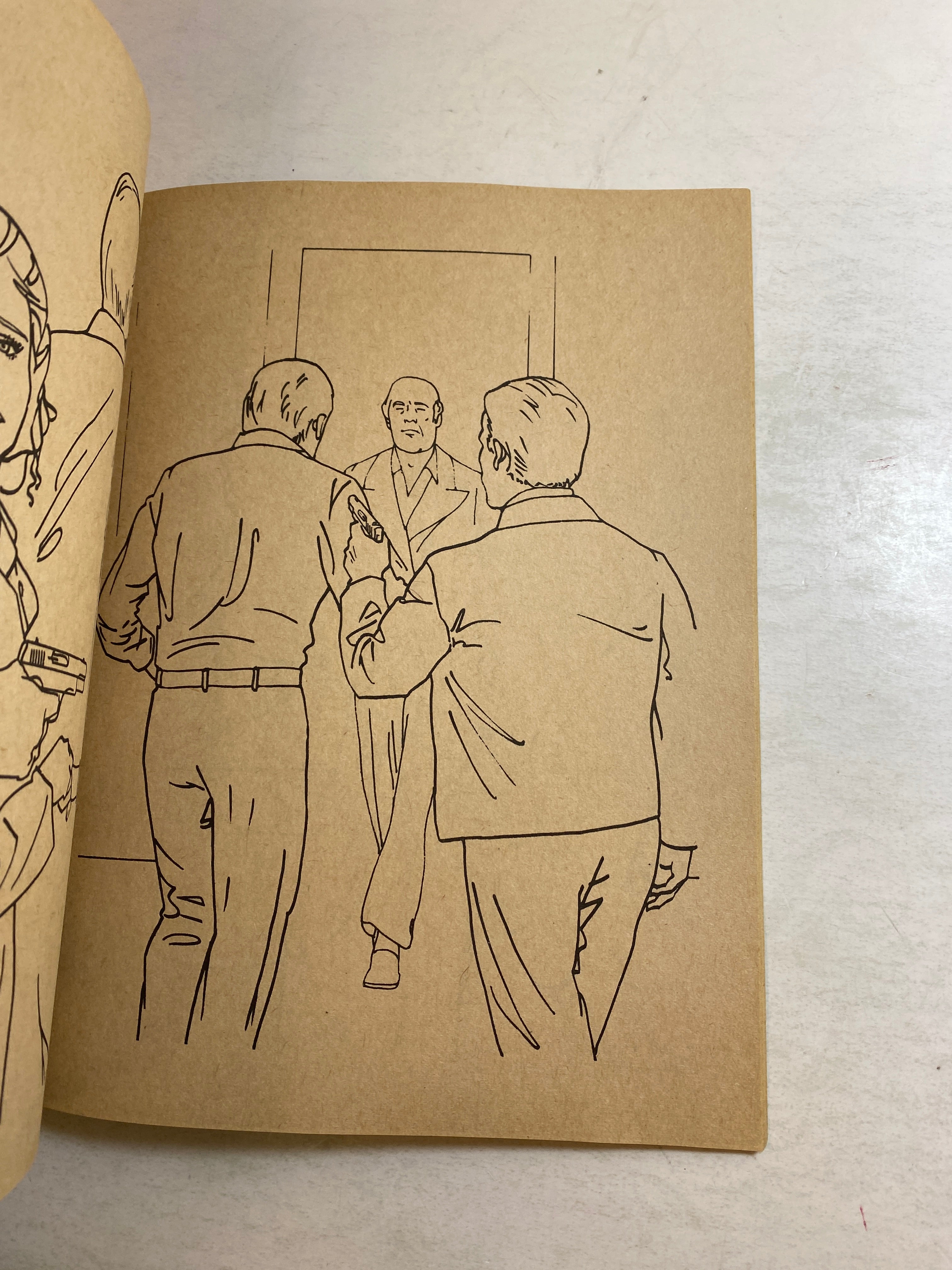 Six Million Dollar Man Coloring Book 1977 SC