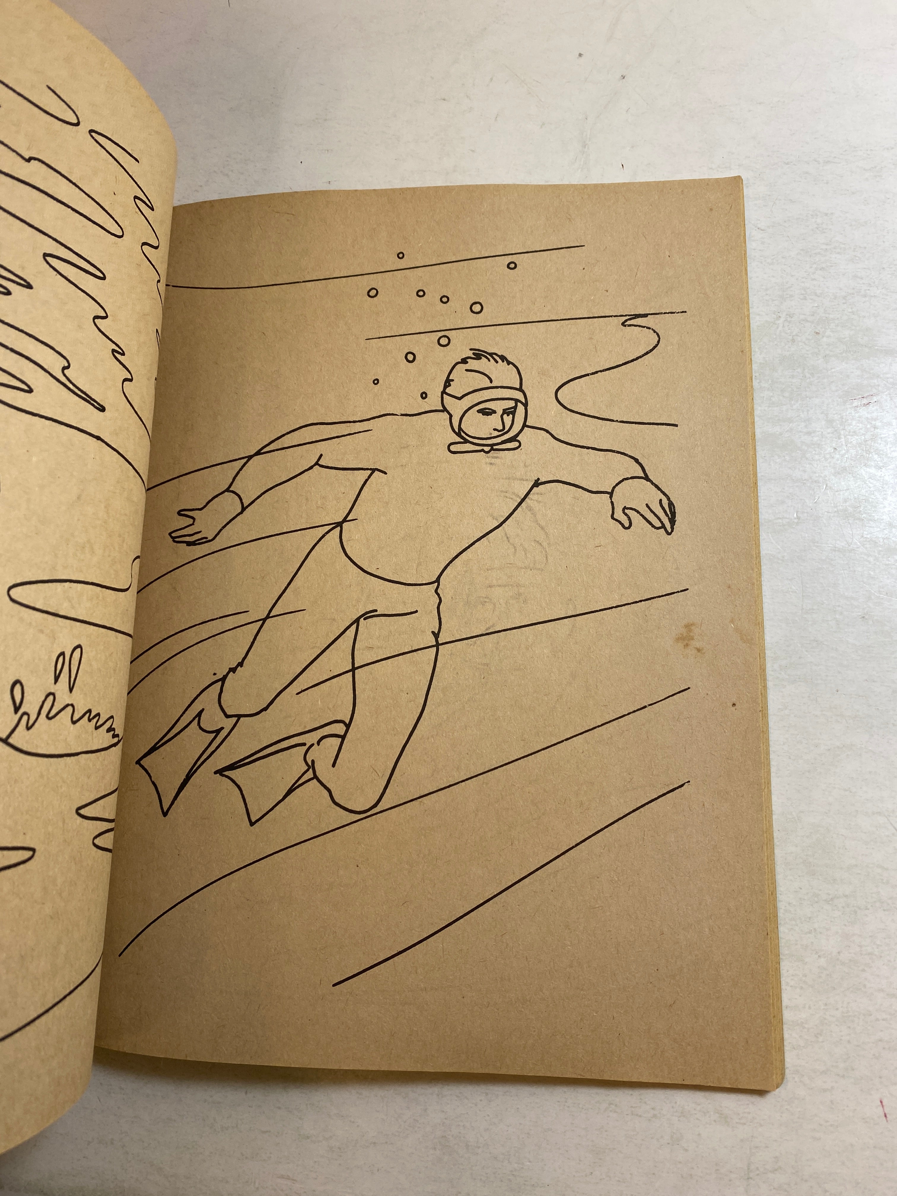 Six Million Dollar Man Coloring Book 1977 SC