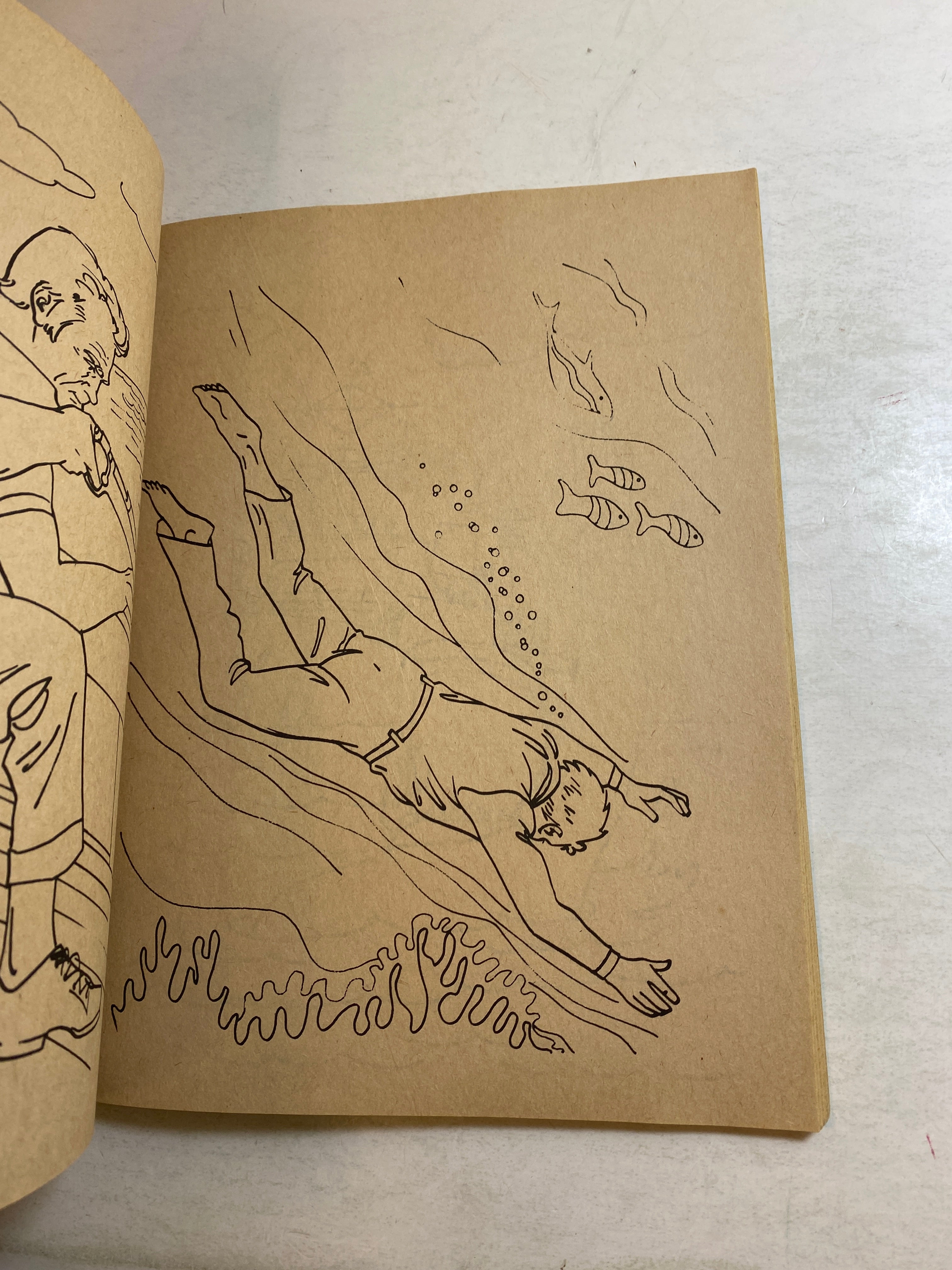 Six Million Dollar Man Coloring Book 1977 SC