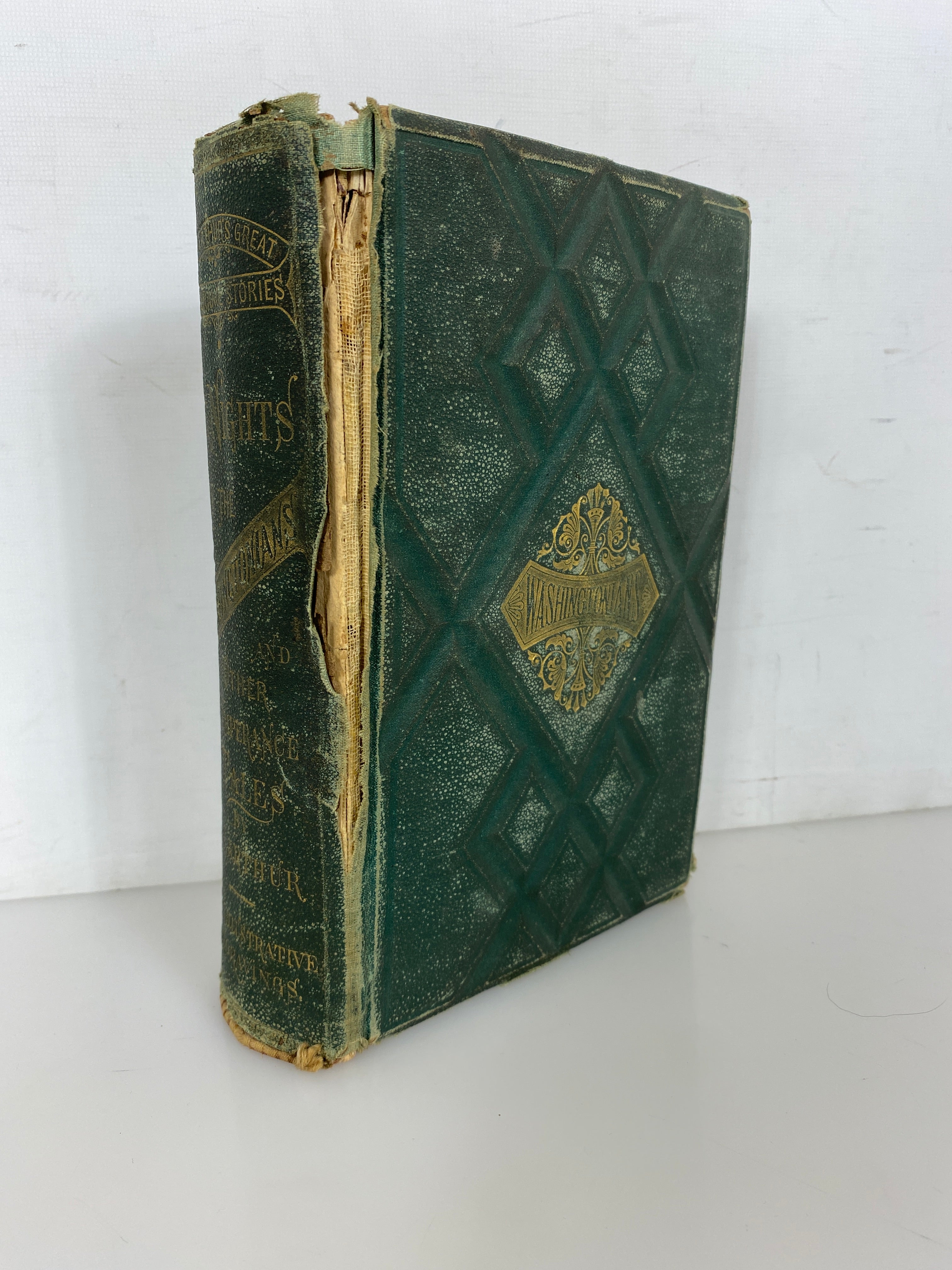 Six Nights With the Washingtonians/Temperance Tales by Arthur 1871 Antique HC