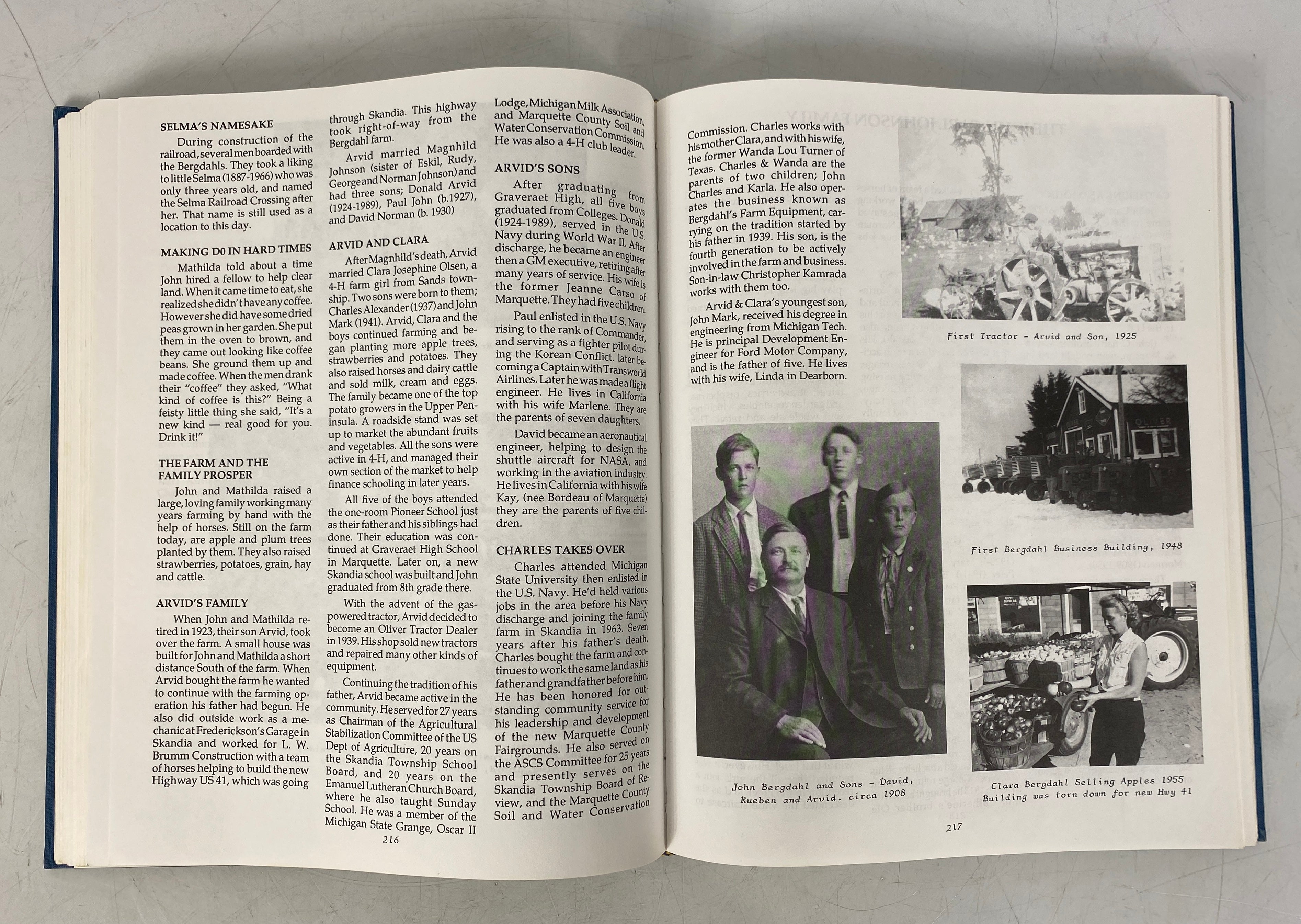 Skandia Township (Michigan) Centennial Our Roots Are Here 1892-1992 HC