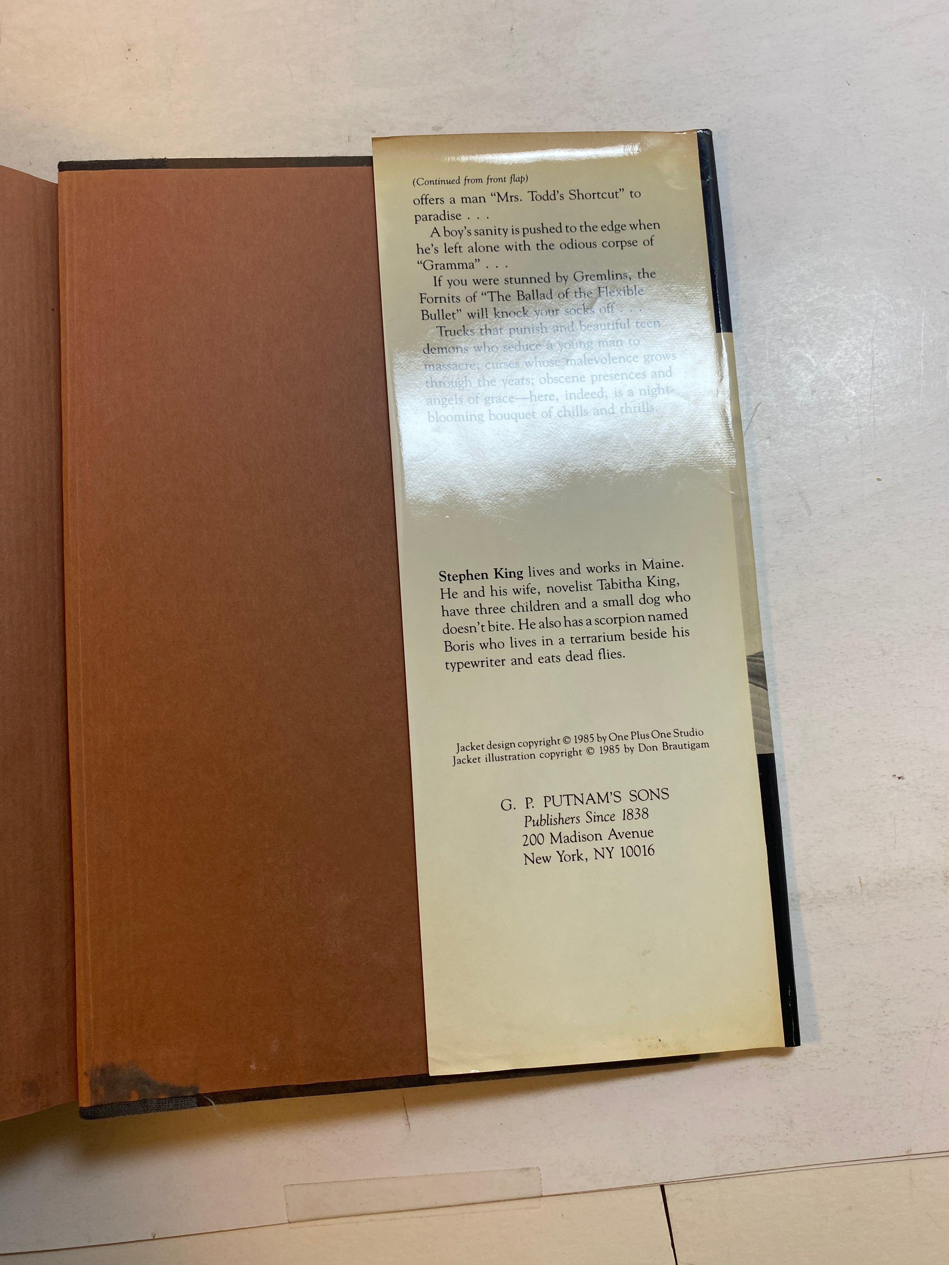 Skeleton Crew Stephen King HCDJ 1985