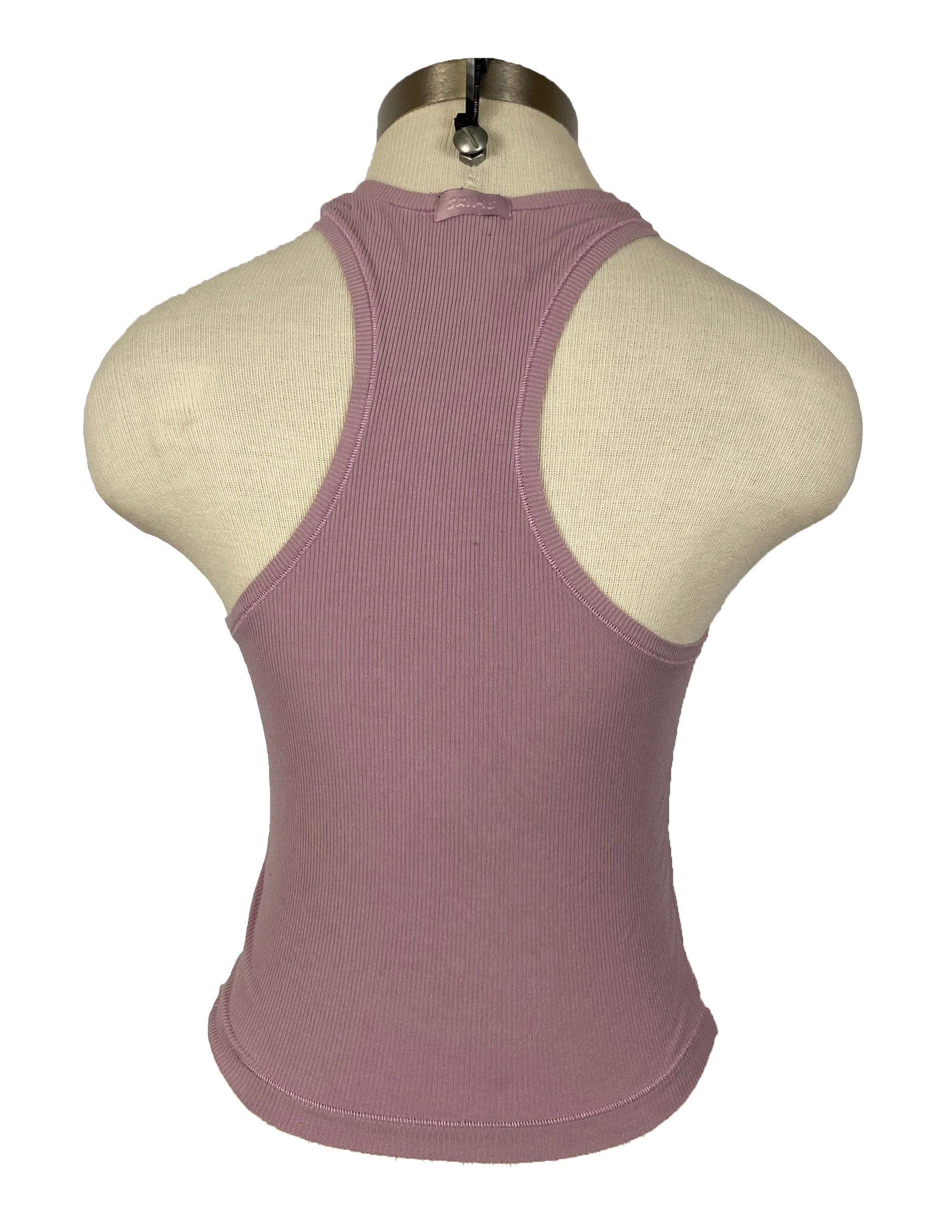 Skims Lilac Ribbed Tank Top Women's Size M