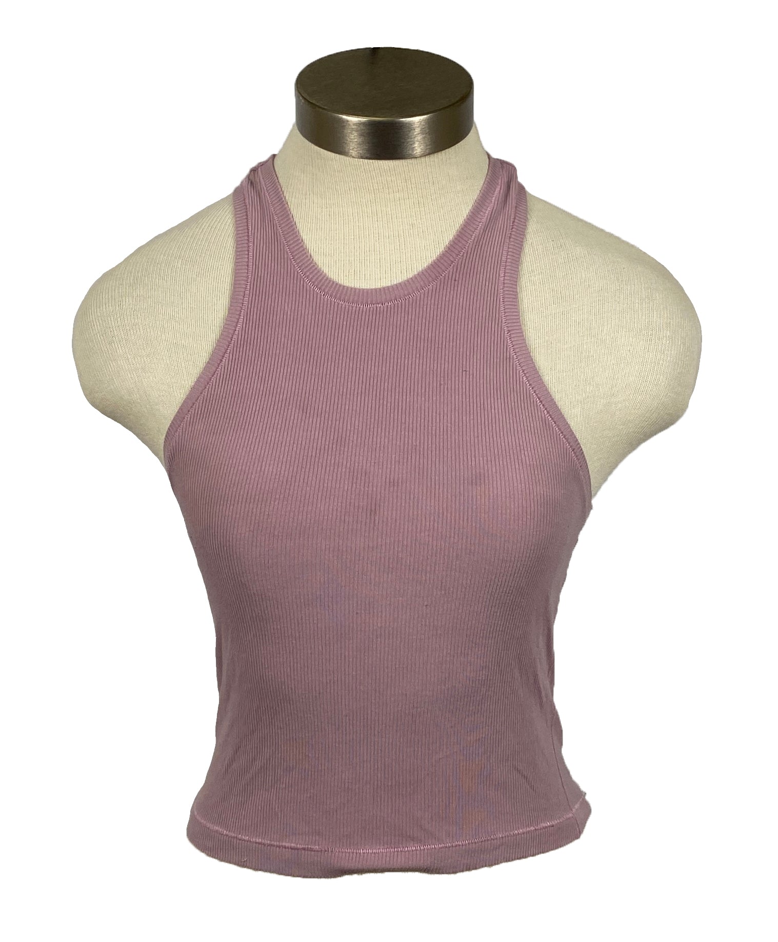 Skims Lilac Ribbed Tank Top Women's Size M