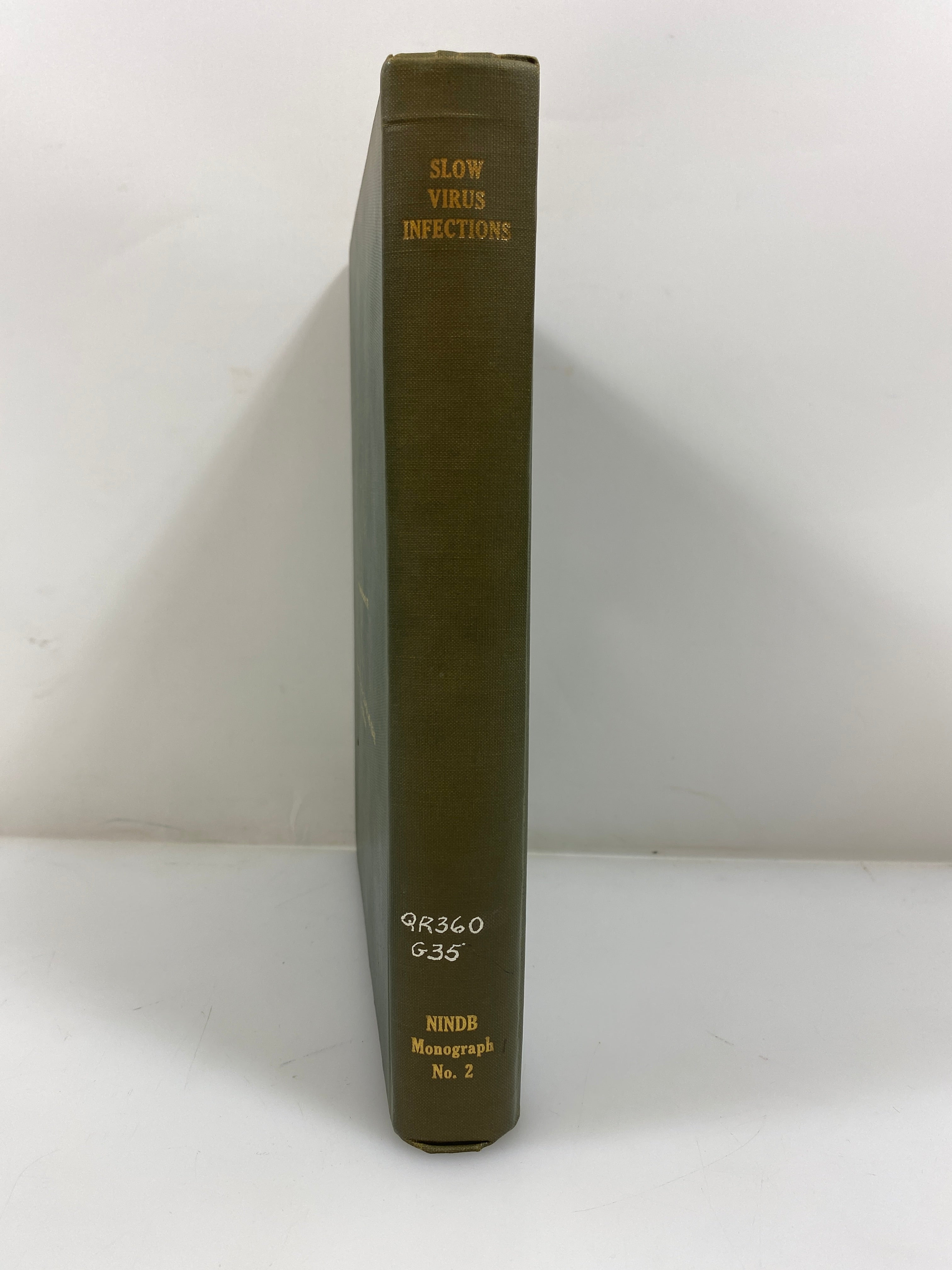 Slow, Latent, & Temperate Virus Infection USDHEW Ex-library 1965 HC