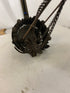Small Cast Iron Oil Lamp with No Glass