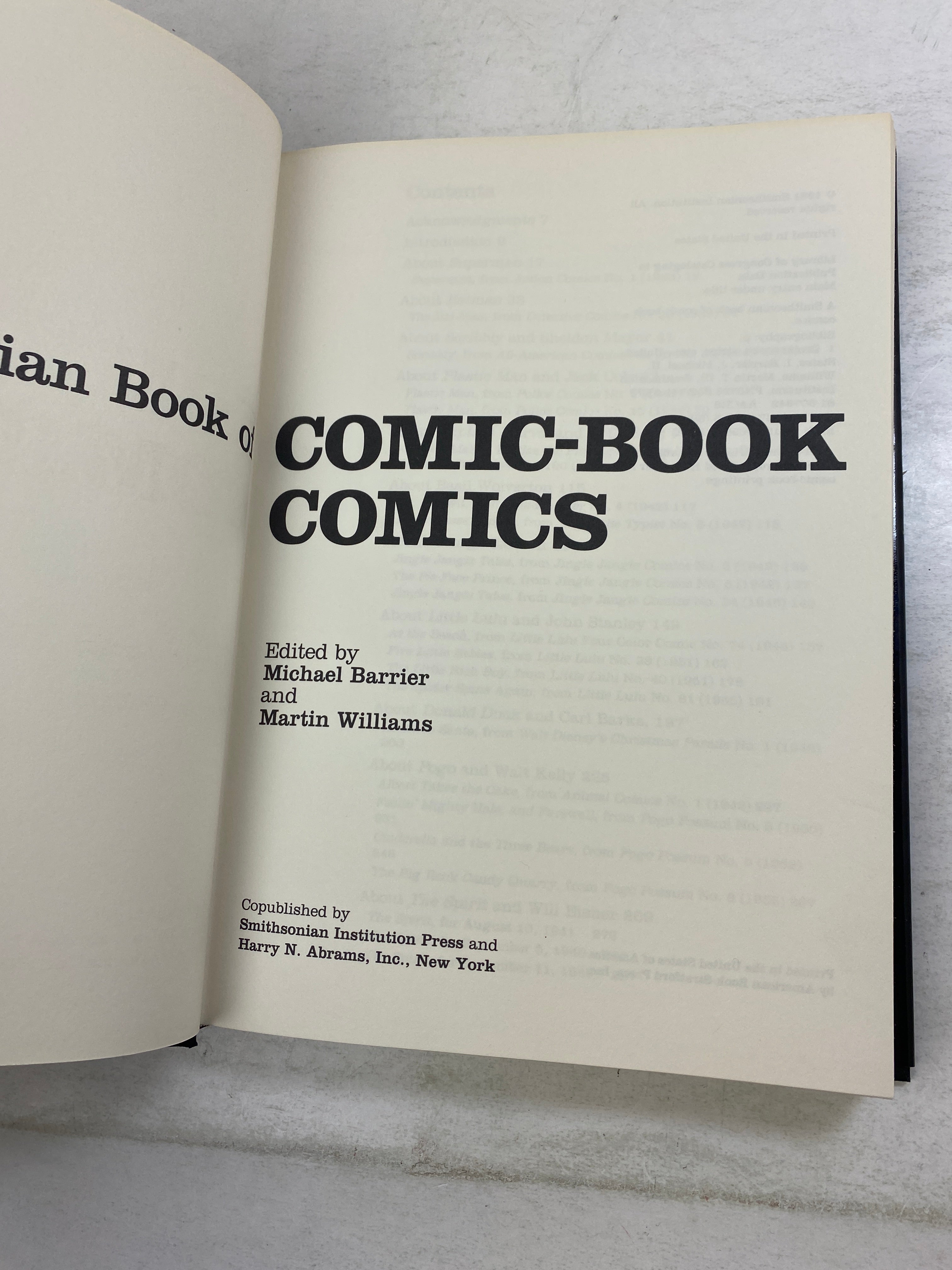 Smithsonian Book of Comic-Book Comics HCDJ 1981