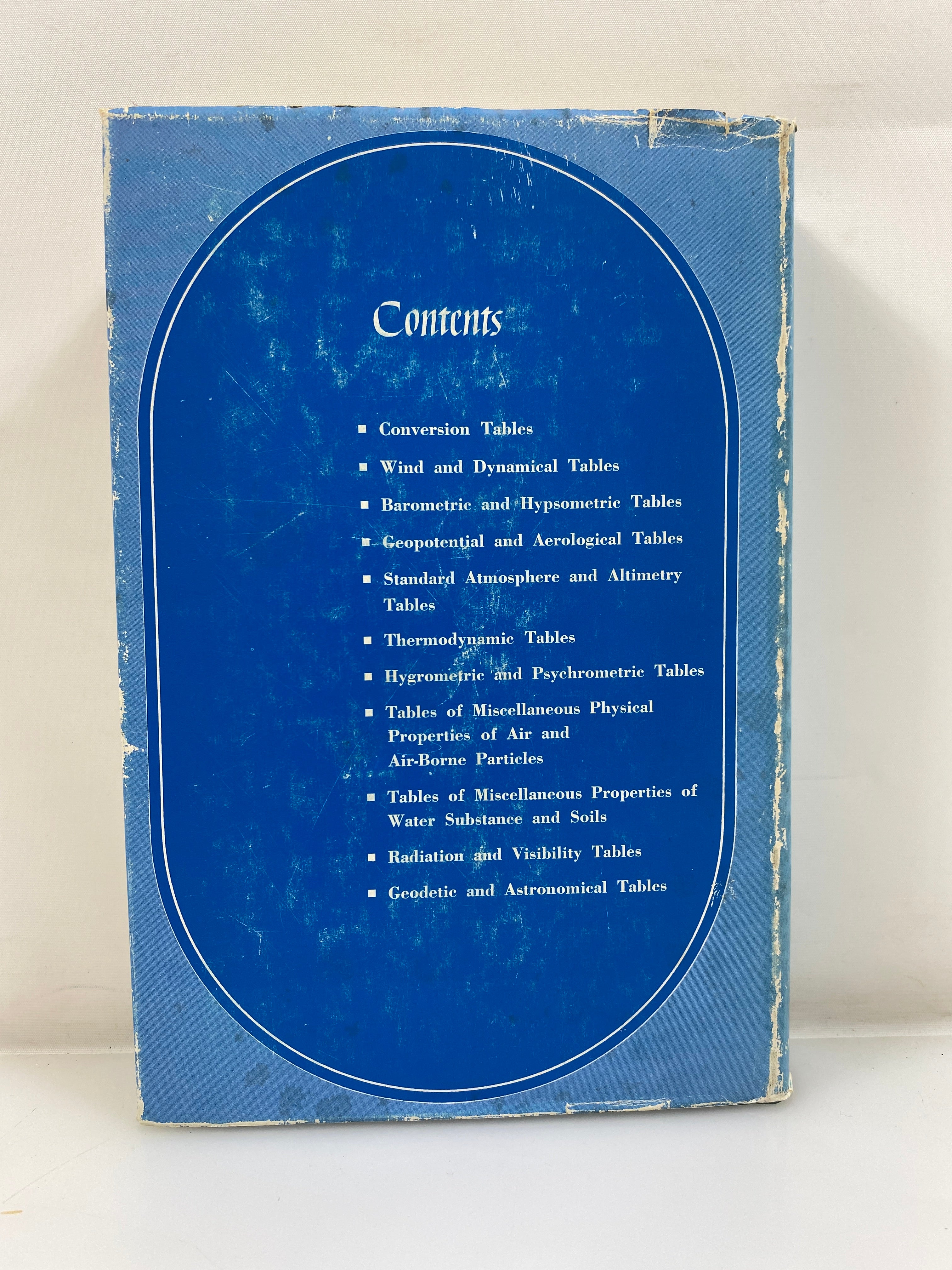 Smithsonian Meteorological Tables 6th Ed. 1968 HCDJ