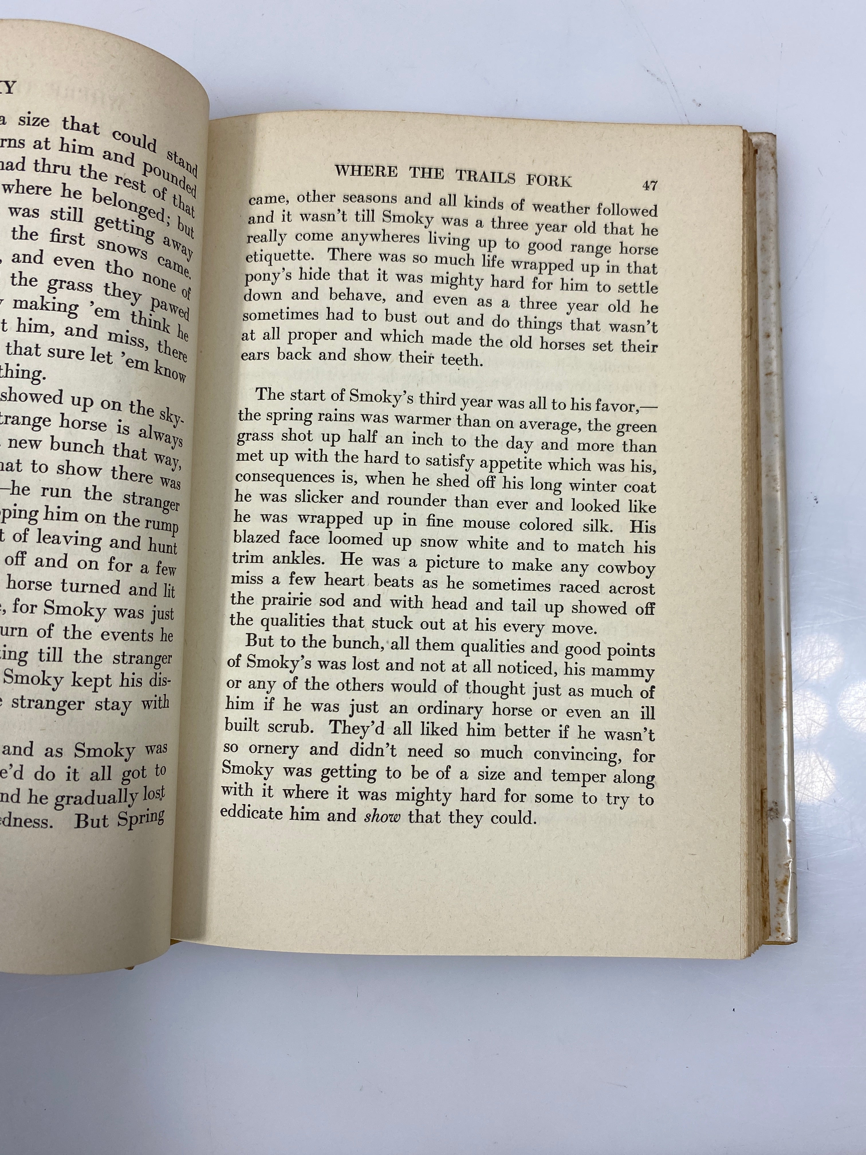 Smoky the Cowhorse by Will James 1944 HCDJ