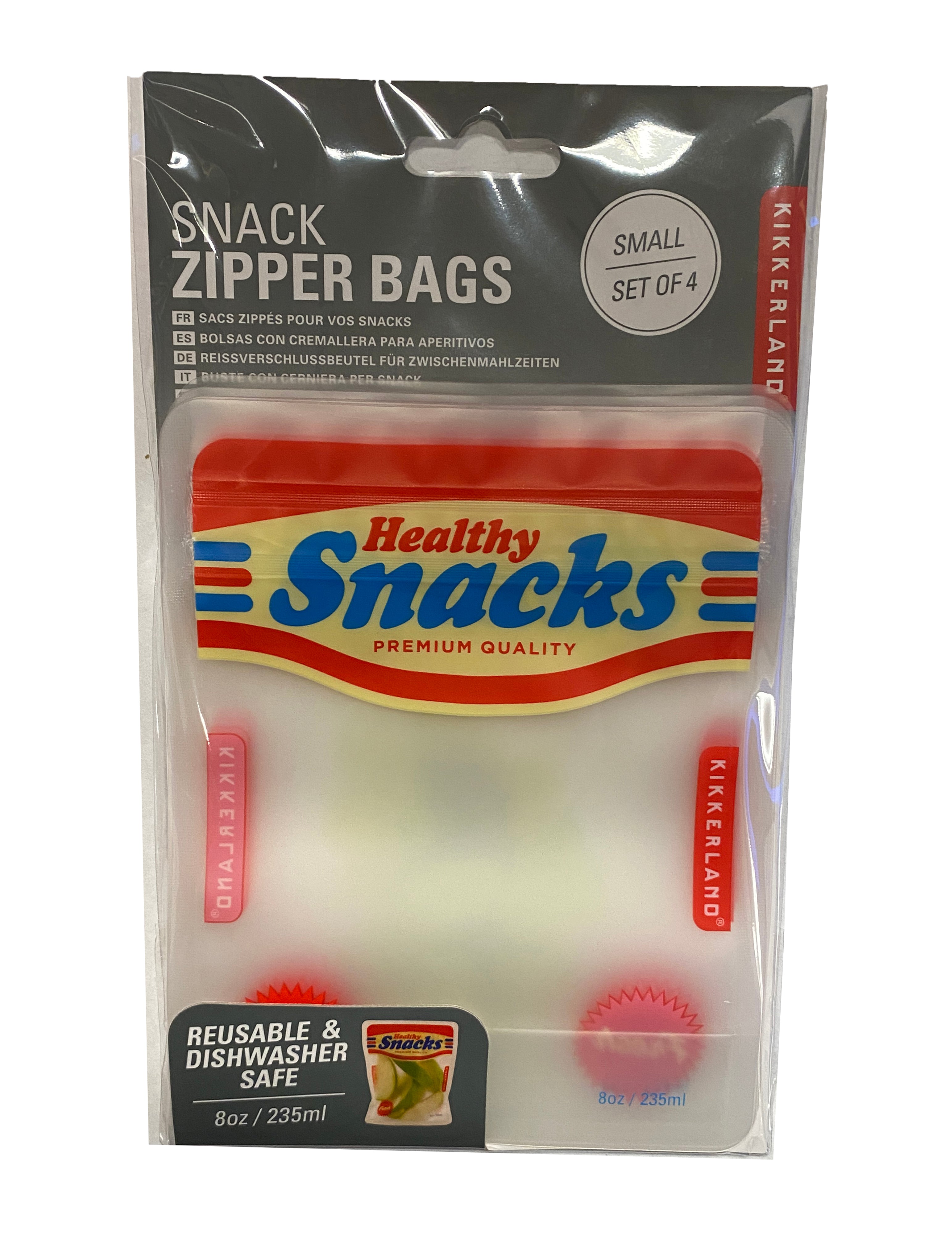 Snack Zipper Bags Set of 4