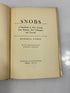 Snobs by Russell Lynes 1950 HC