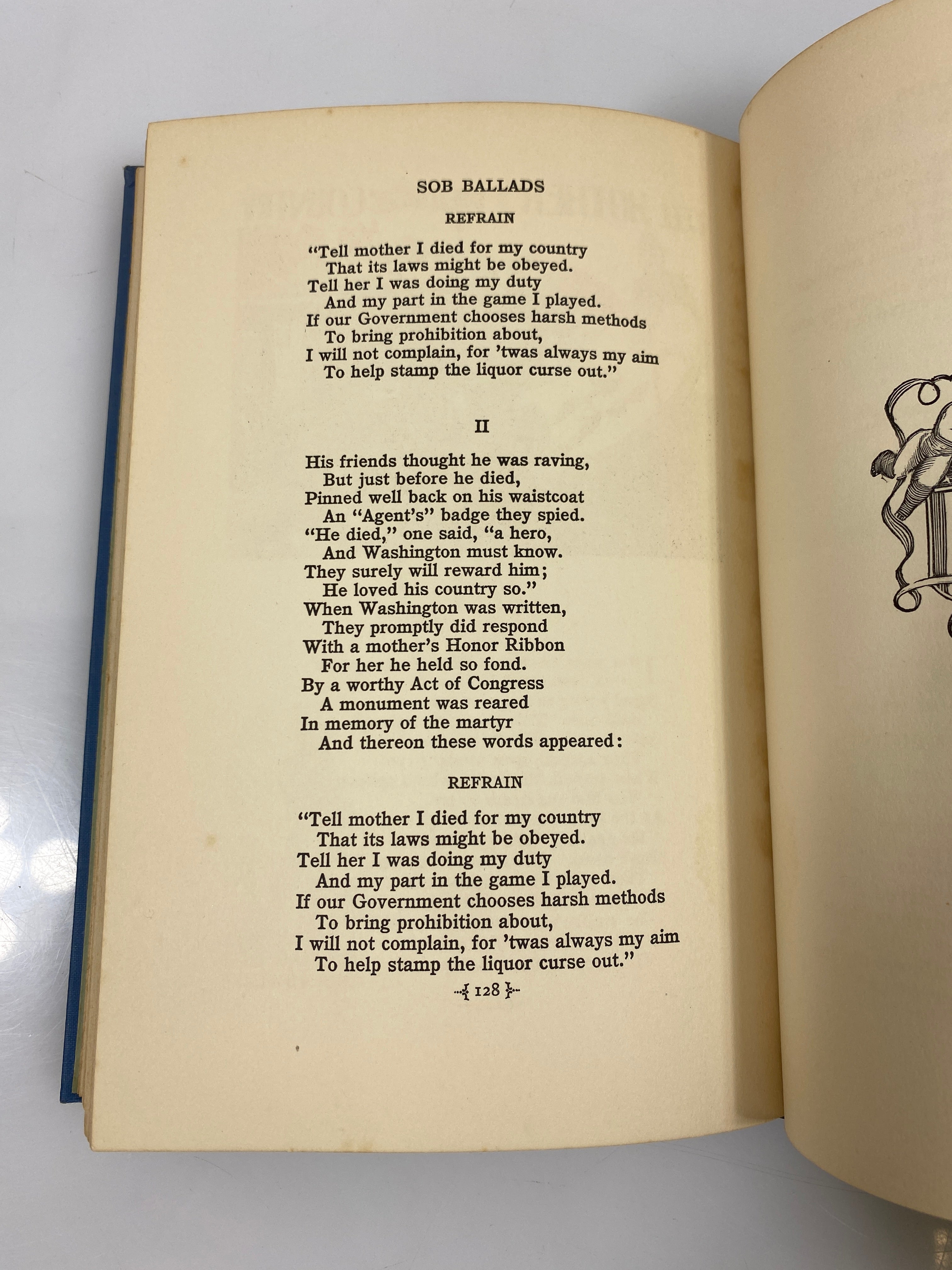 Sob Ballads by Knapp 1930 1st Edition HC