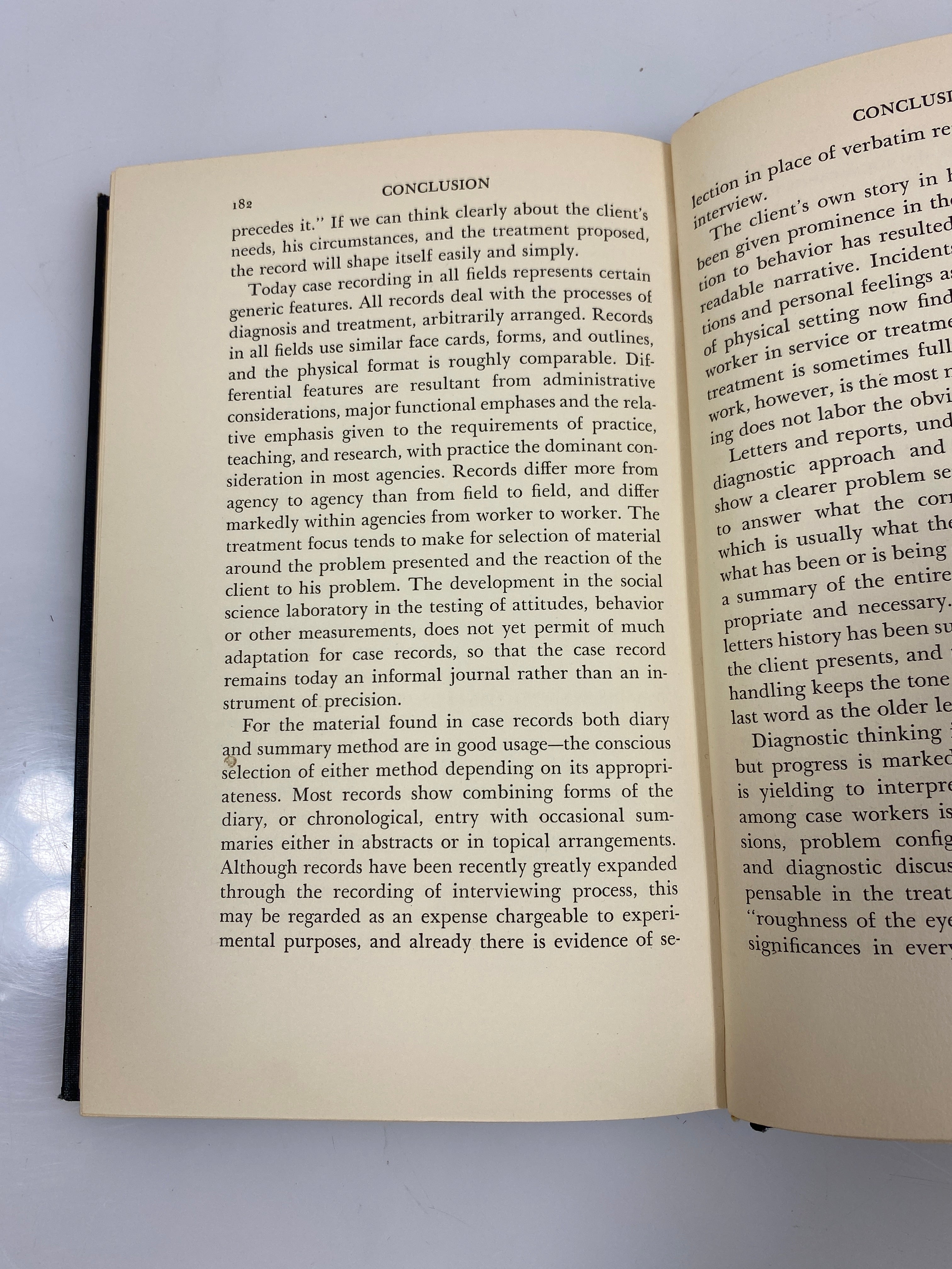 Social Case Recording by Hamilton Ex-library 1936 HC