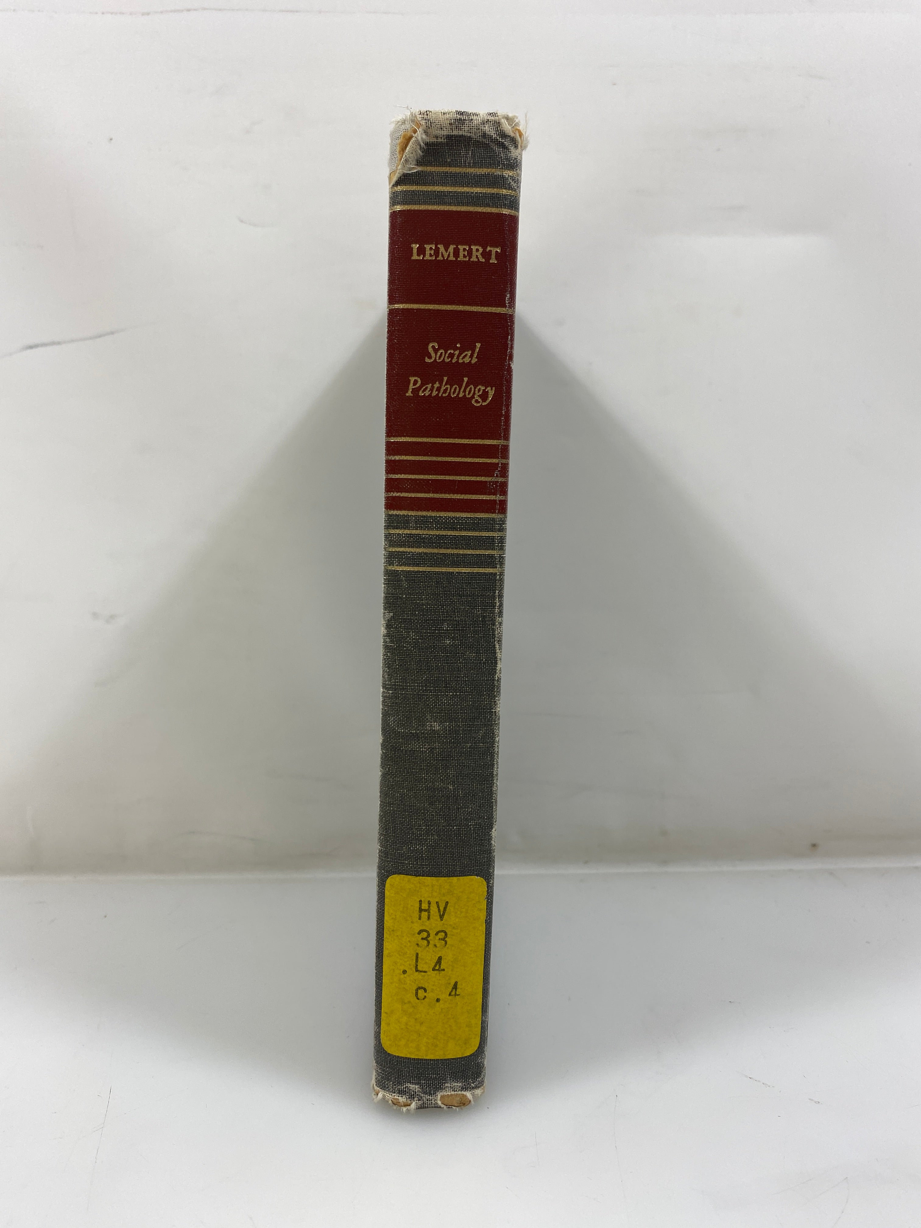 Social Pathology by Lemert Ex-library 1951 HC