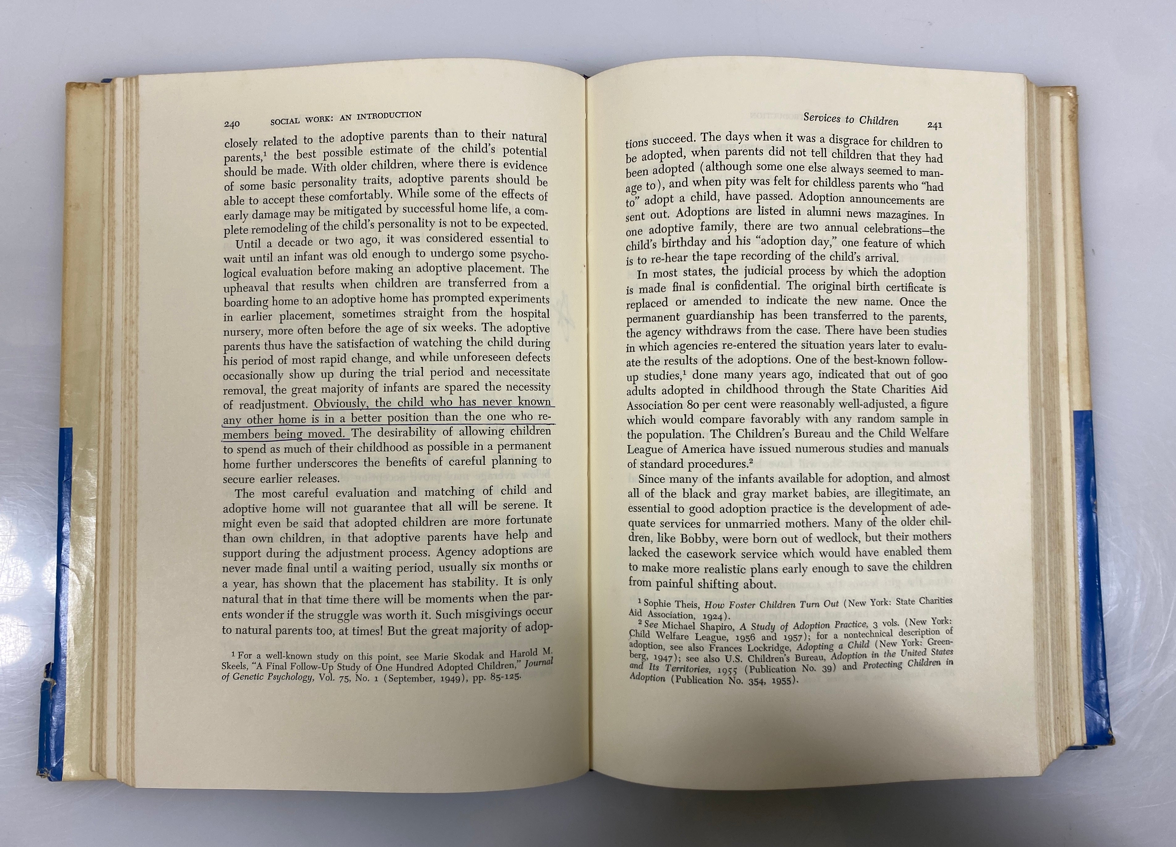 Social Work An Introduction Elizabeth Ferguson 1963 1st Edition HC DJ