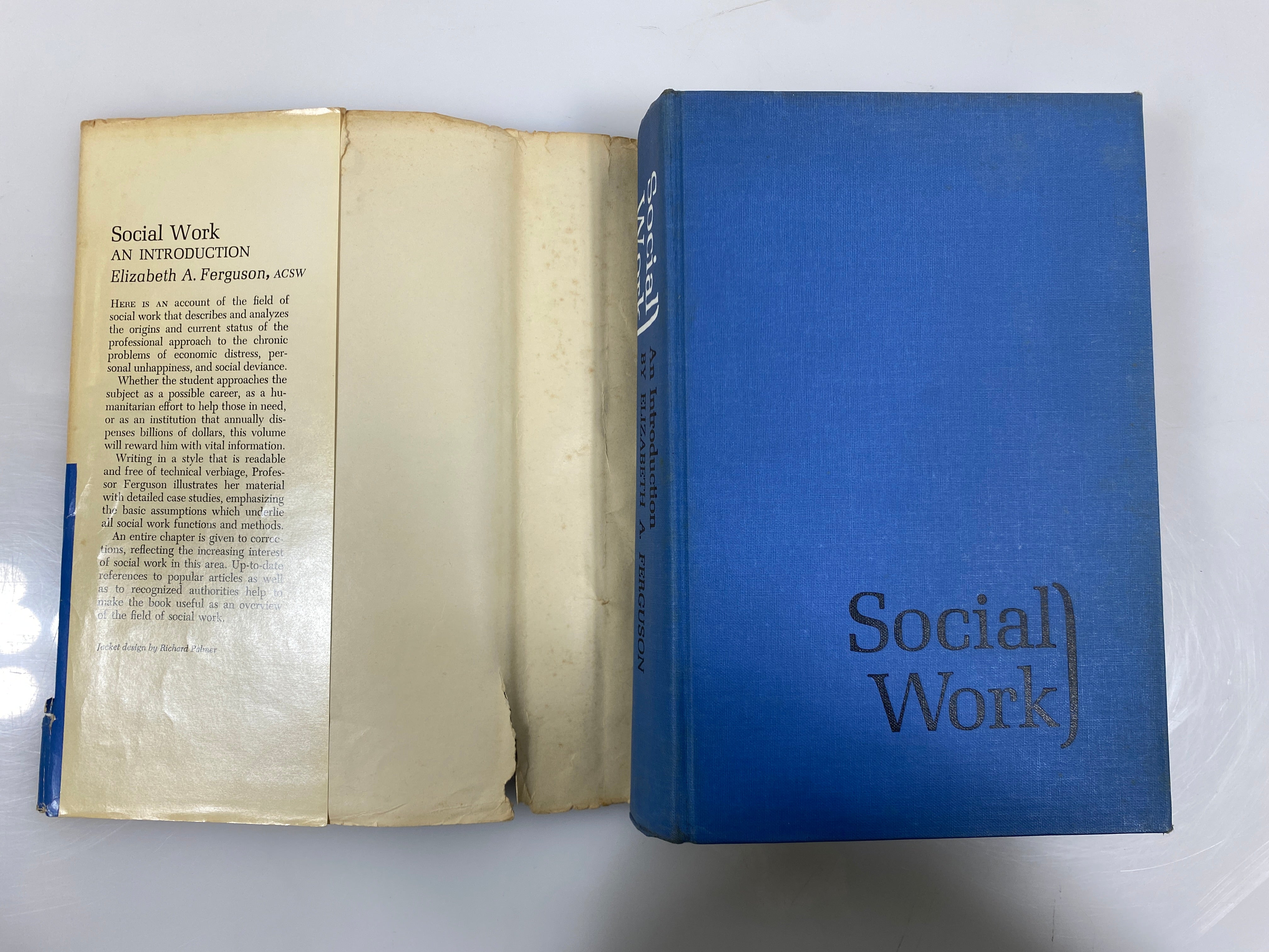 Social Work An Introduction Elizabeth Ferguson 1963 1st Edition HC DJ