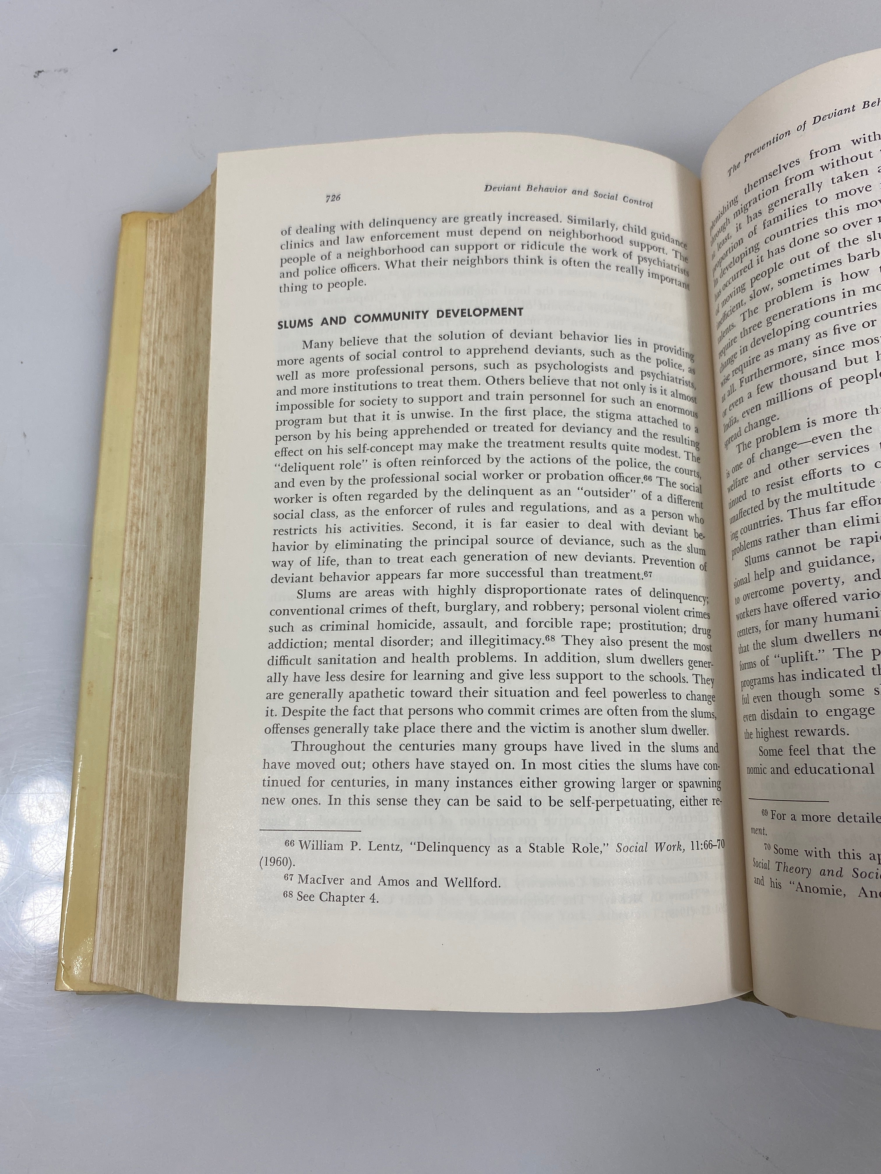 Sociology of Deviant Behavior 3rd Ed. Clinard 1968 HCDJ
